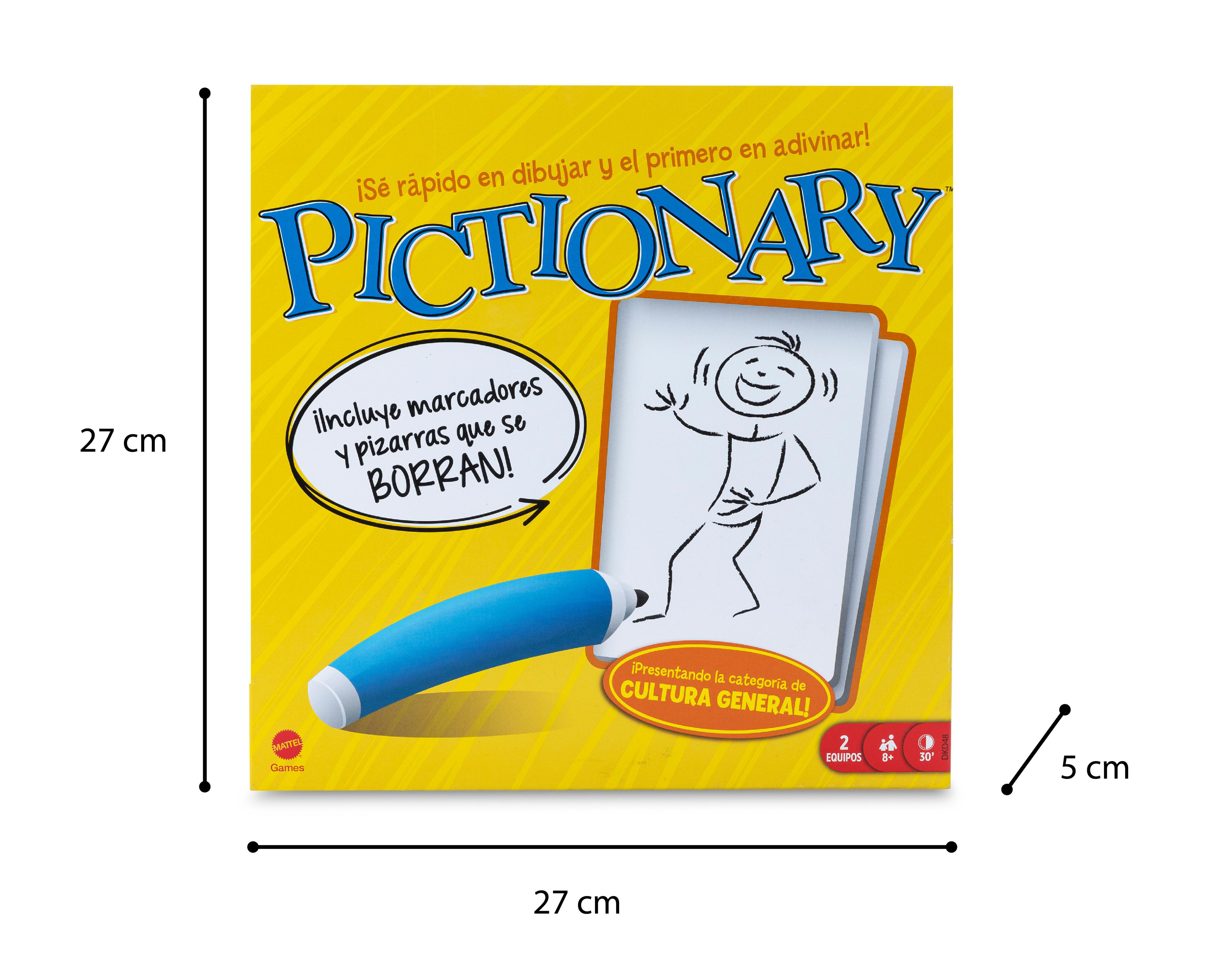 Foto 3 | Juego de Mesa Pictionary Cultura General Mattel