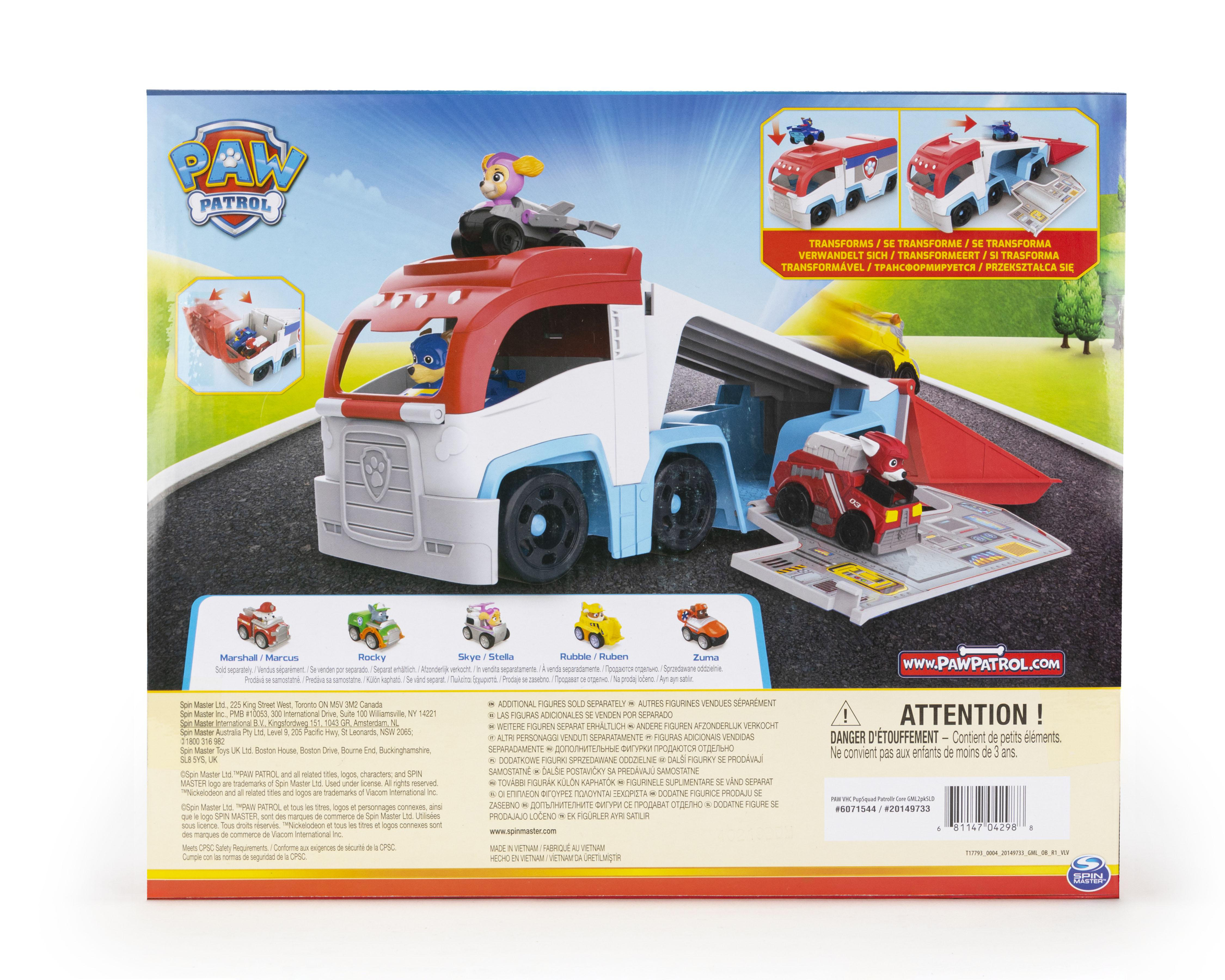 Foto 2 | Camión Paw Patrol Pup Squad