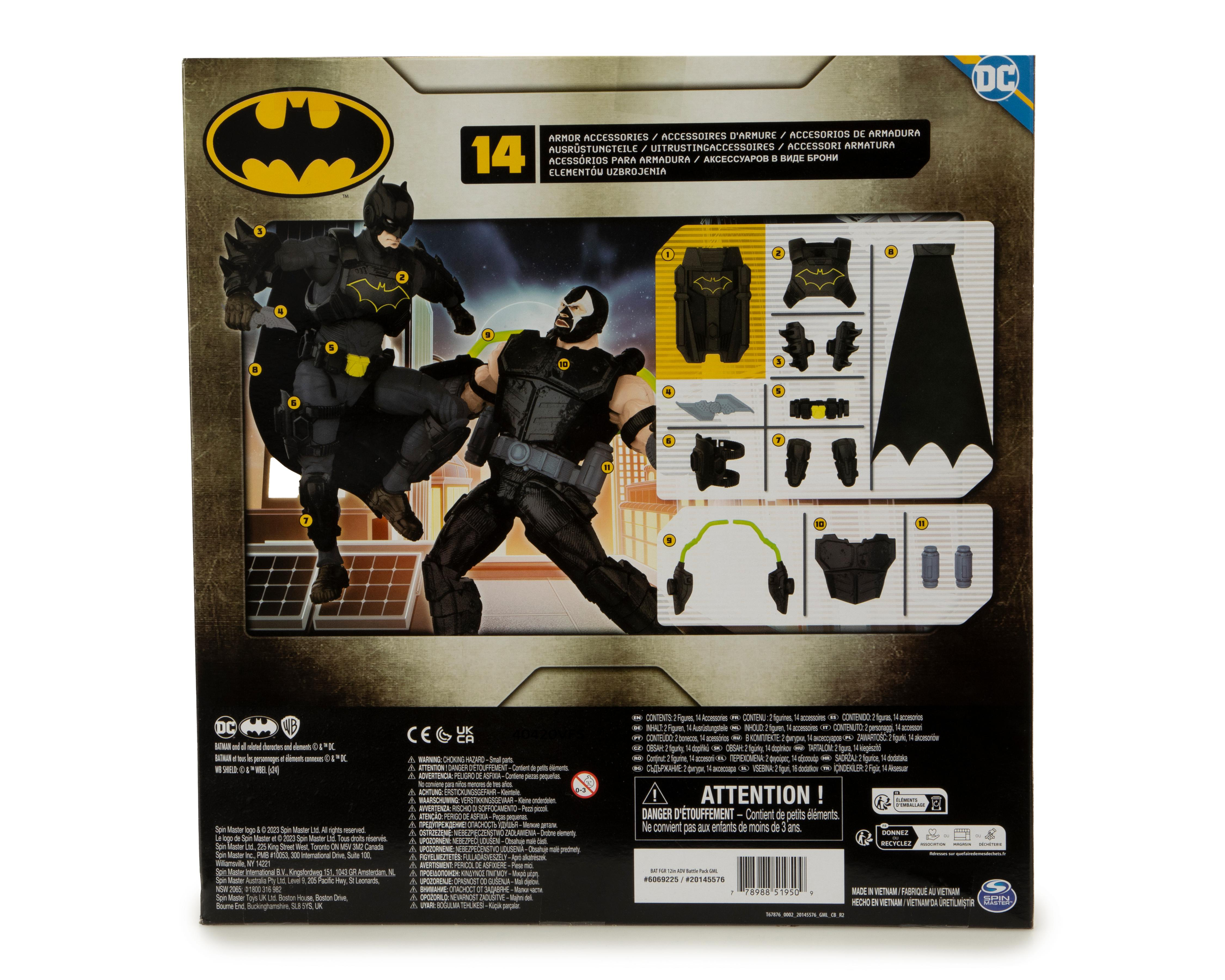 Foto 3 pulgar | Batman y Bane Spin Master con Accesorios