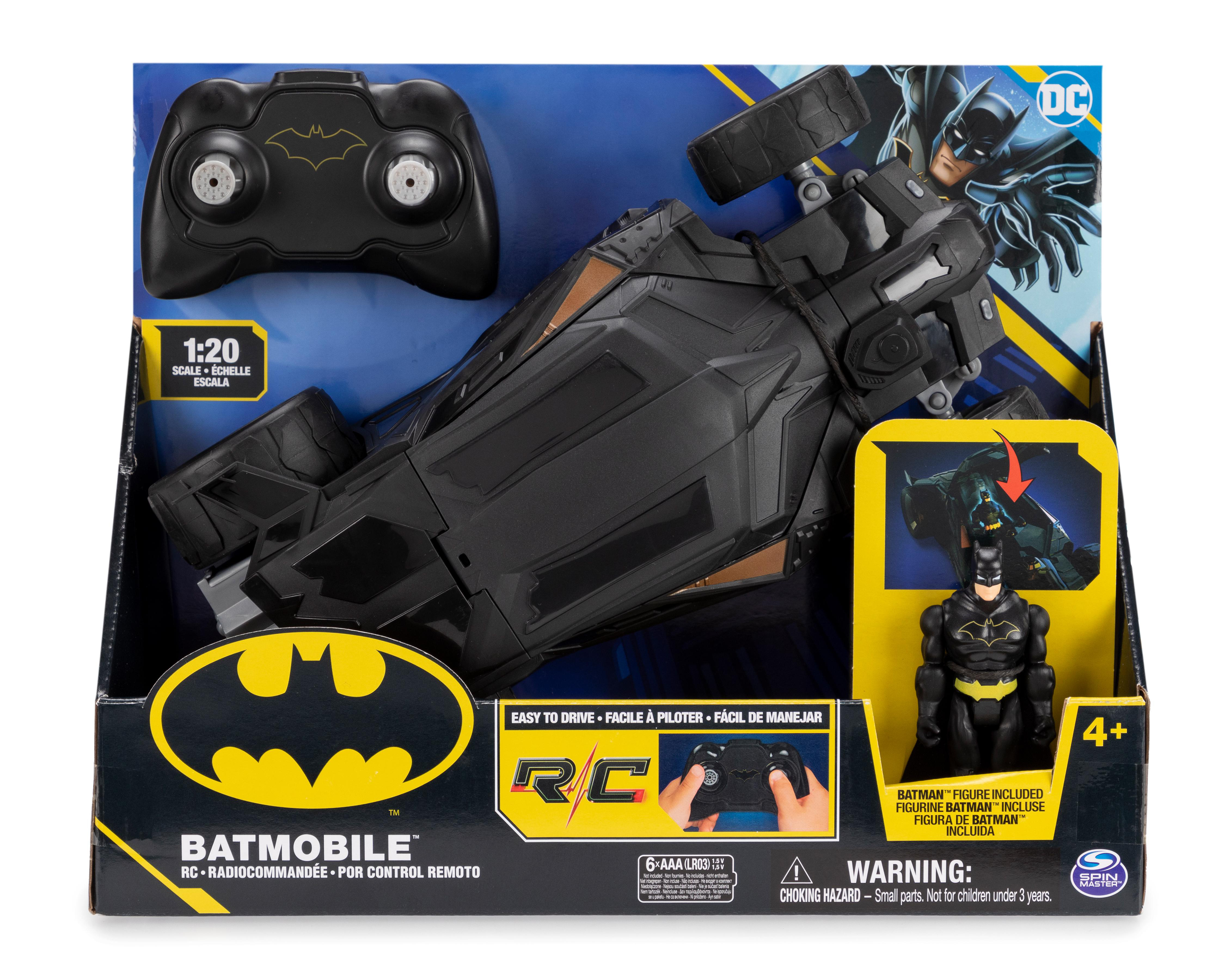 Batimóvil a Control Remoto Batman con Figura