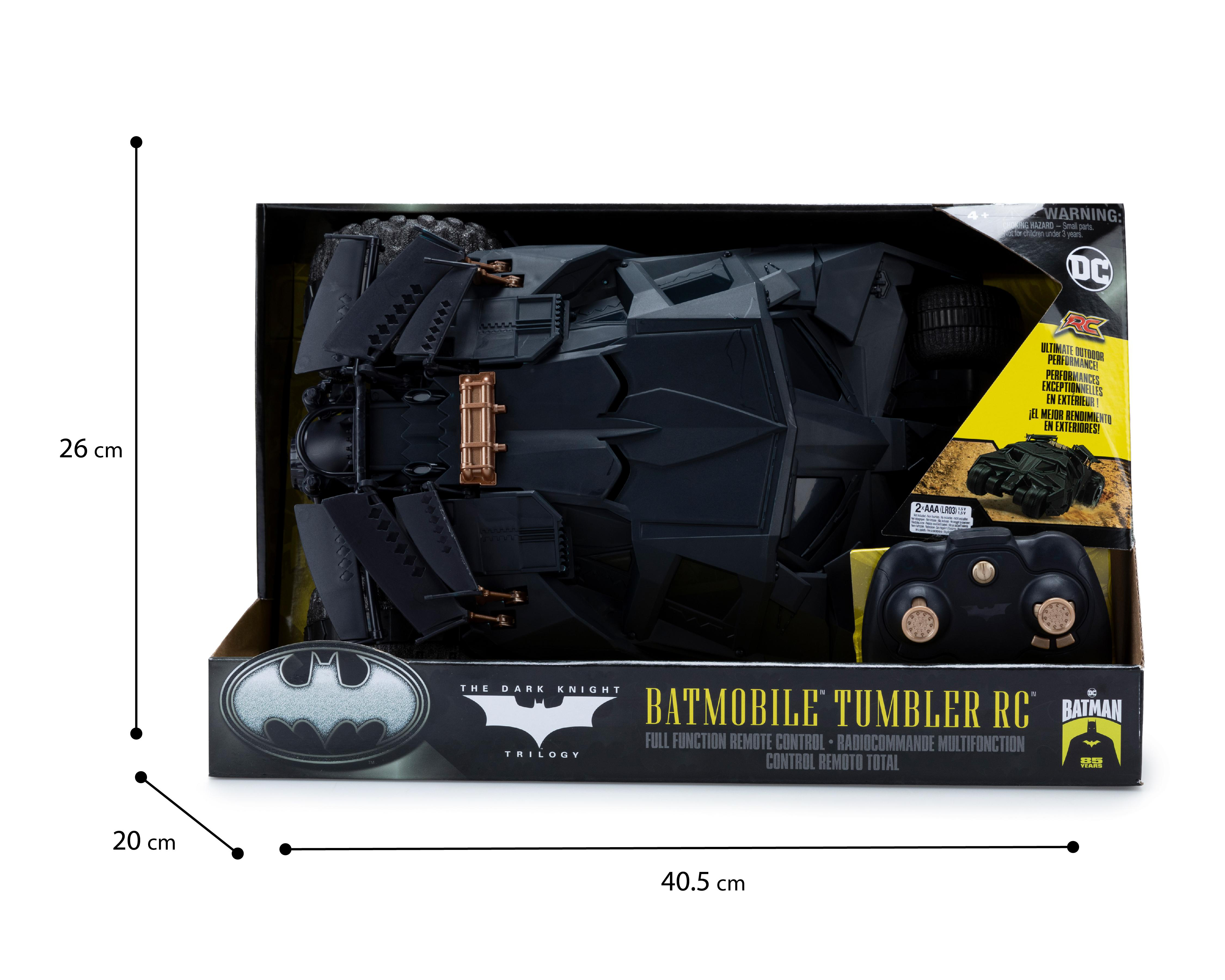 Foto 4 pulgar | Batimovil de Control Remoto Tumbler RC Batman DC Comics