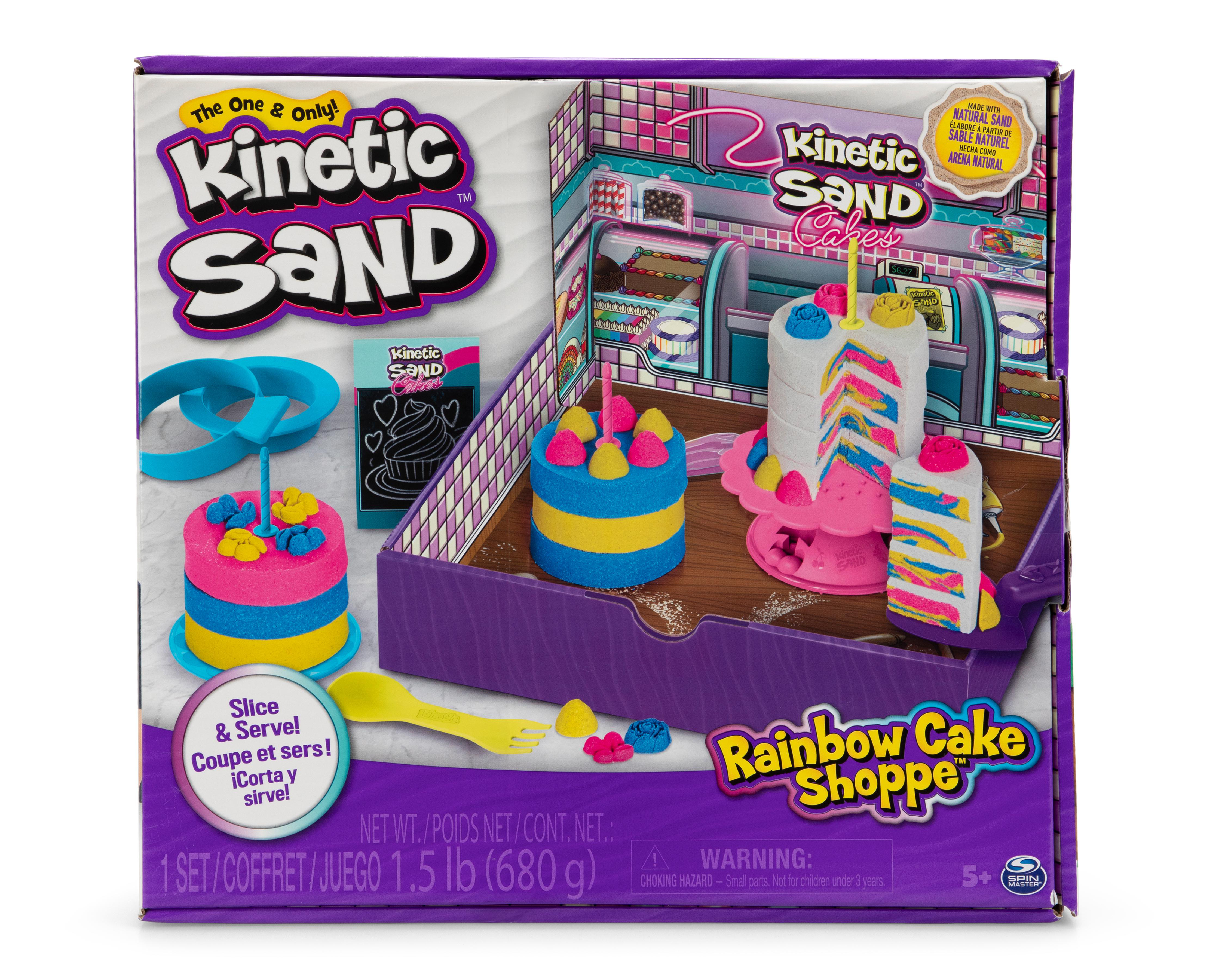 Foto 2 pulgar | Rainbow Cake Shopee Kinetic Sand con Accesorios