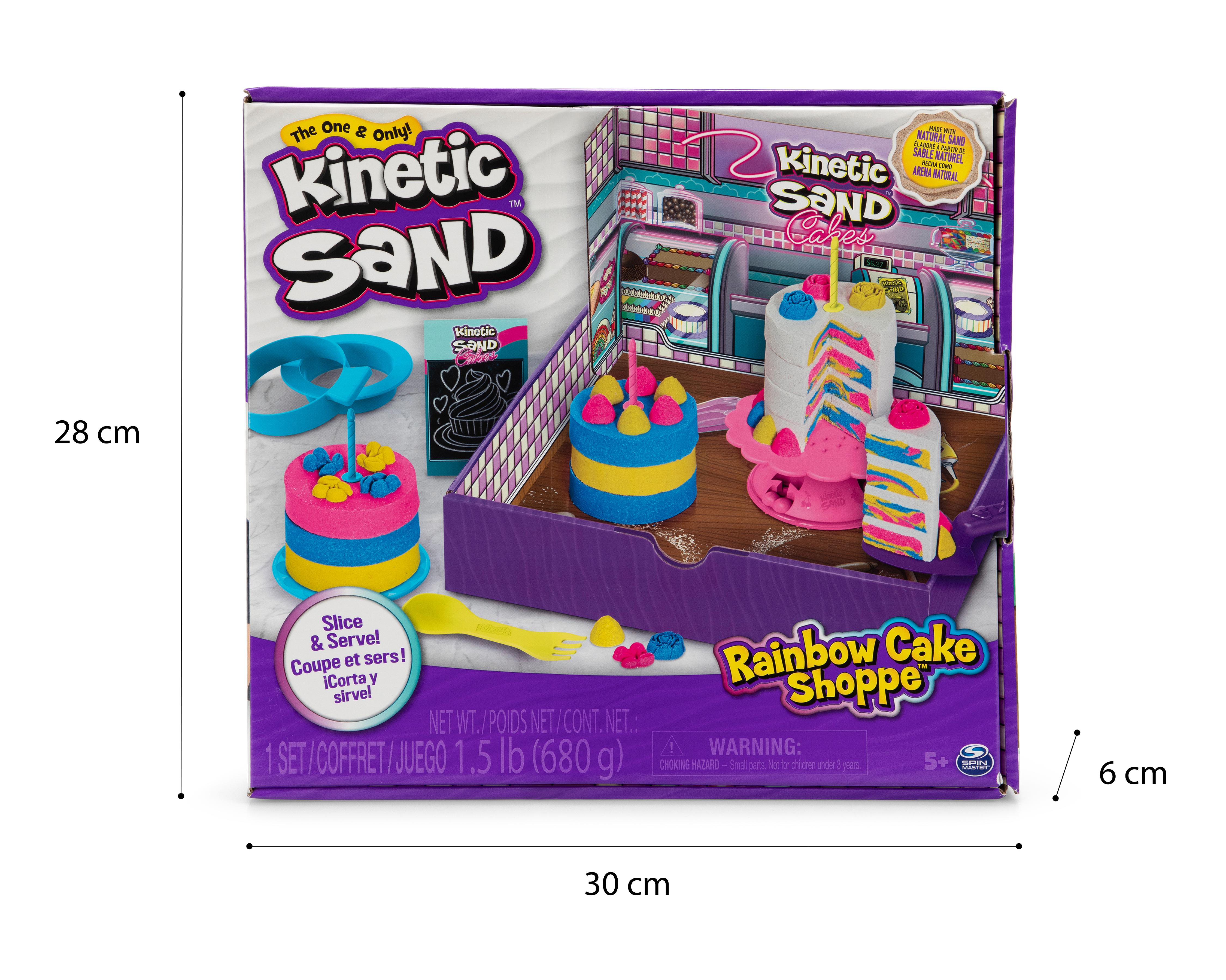 Foto 4 pulgar | Rainbow Cake Shopee Kinetic Sand con Accesorios