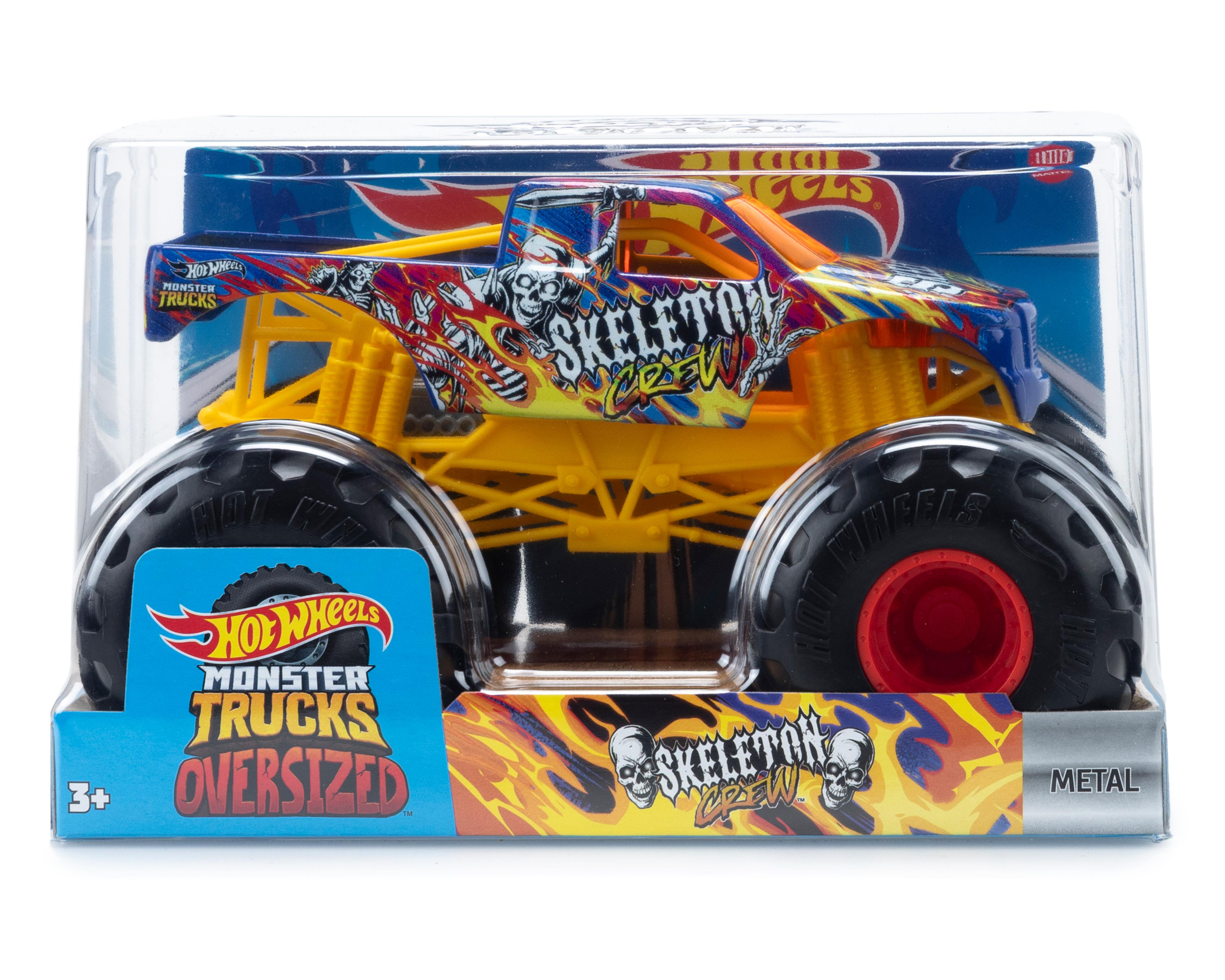 Foto 2 pulgar | Monster Trucks Oversize Hot Wheels Skeleton Crew al Azar