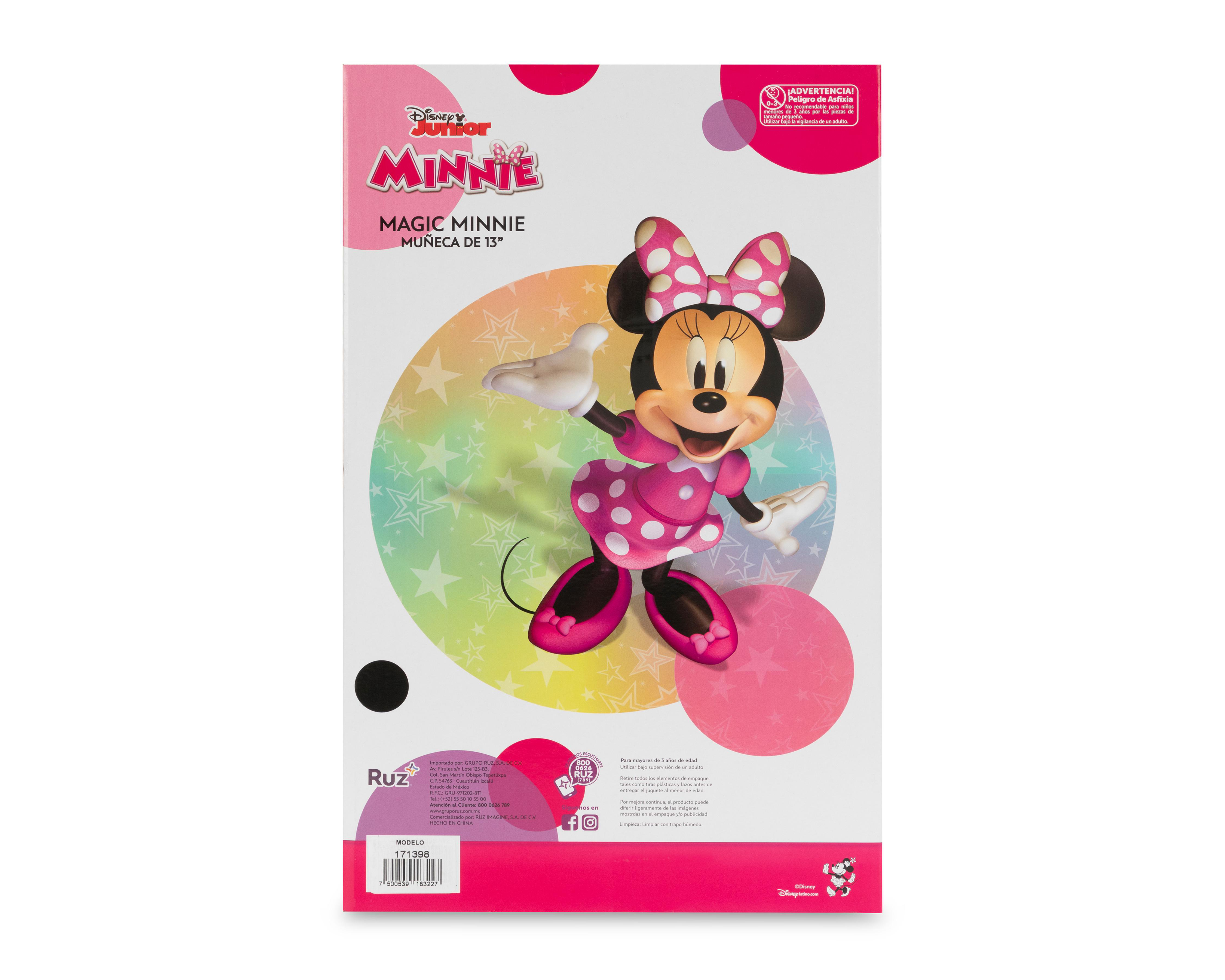 Foto 3 pulgar | Muñeca Minnie Mouse Disney 13 Pulgadas