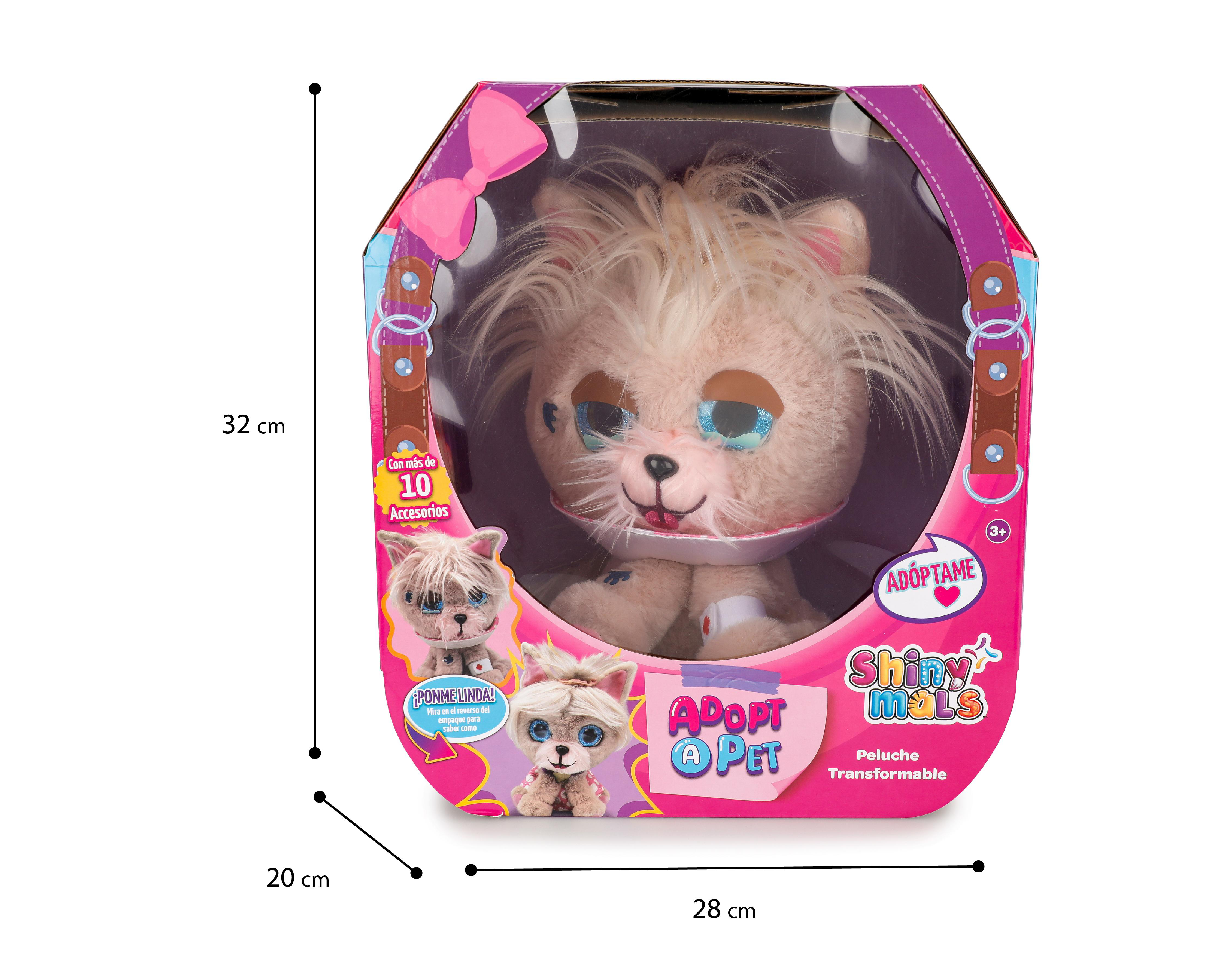 Foto 4 pulgar | Muñeco de Peluche Adóptame Shinymals con Accesorios