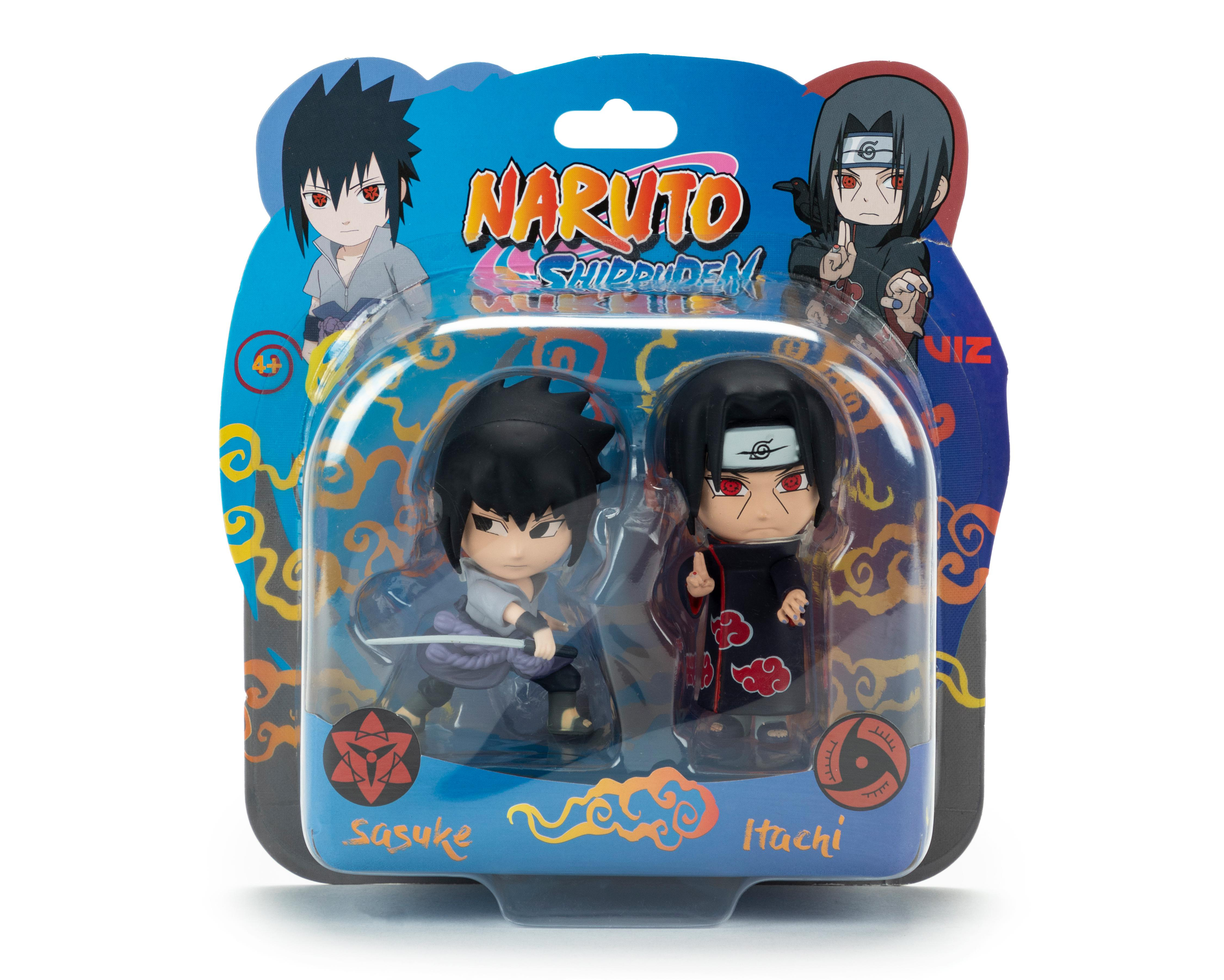 Figuras Naruto Shippuden Chibi Itachi y Sasuke