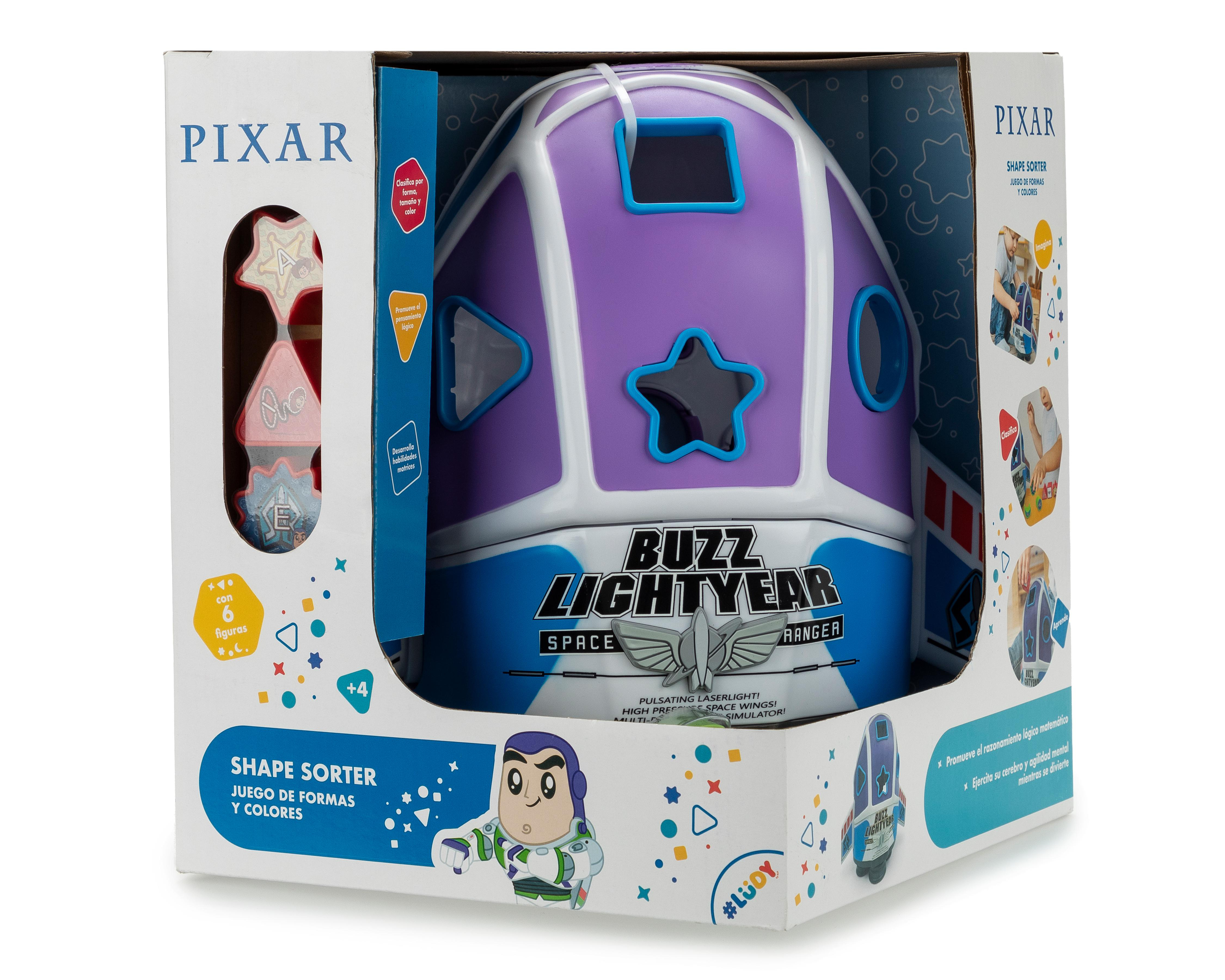 Foto 2 pulgar | Juego de Formas y Colores Pixar Nave Buzz Lightyear