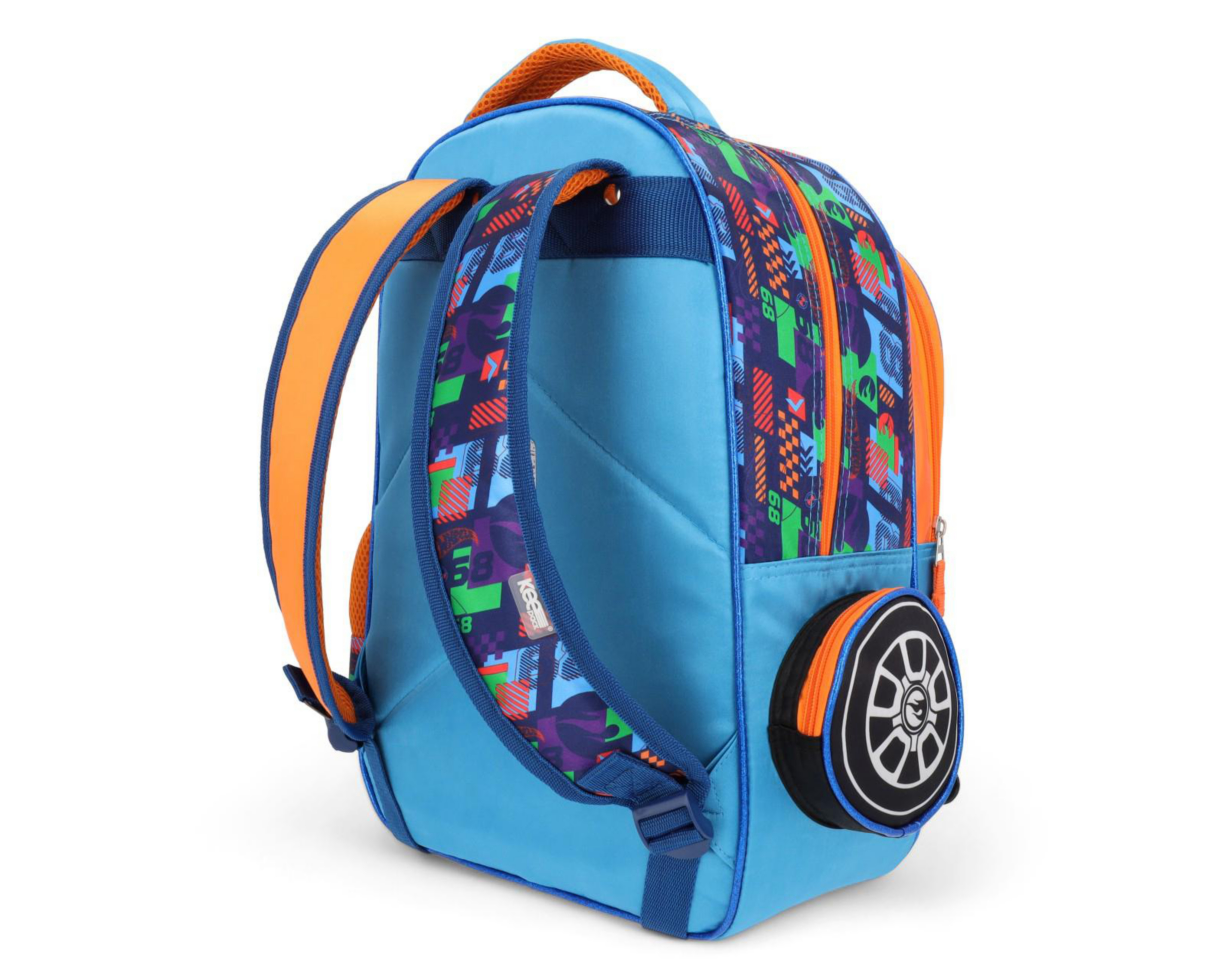 Foto 5 pulgar | Mochila Escolar Keepack Hot Wheels