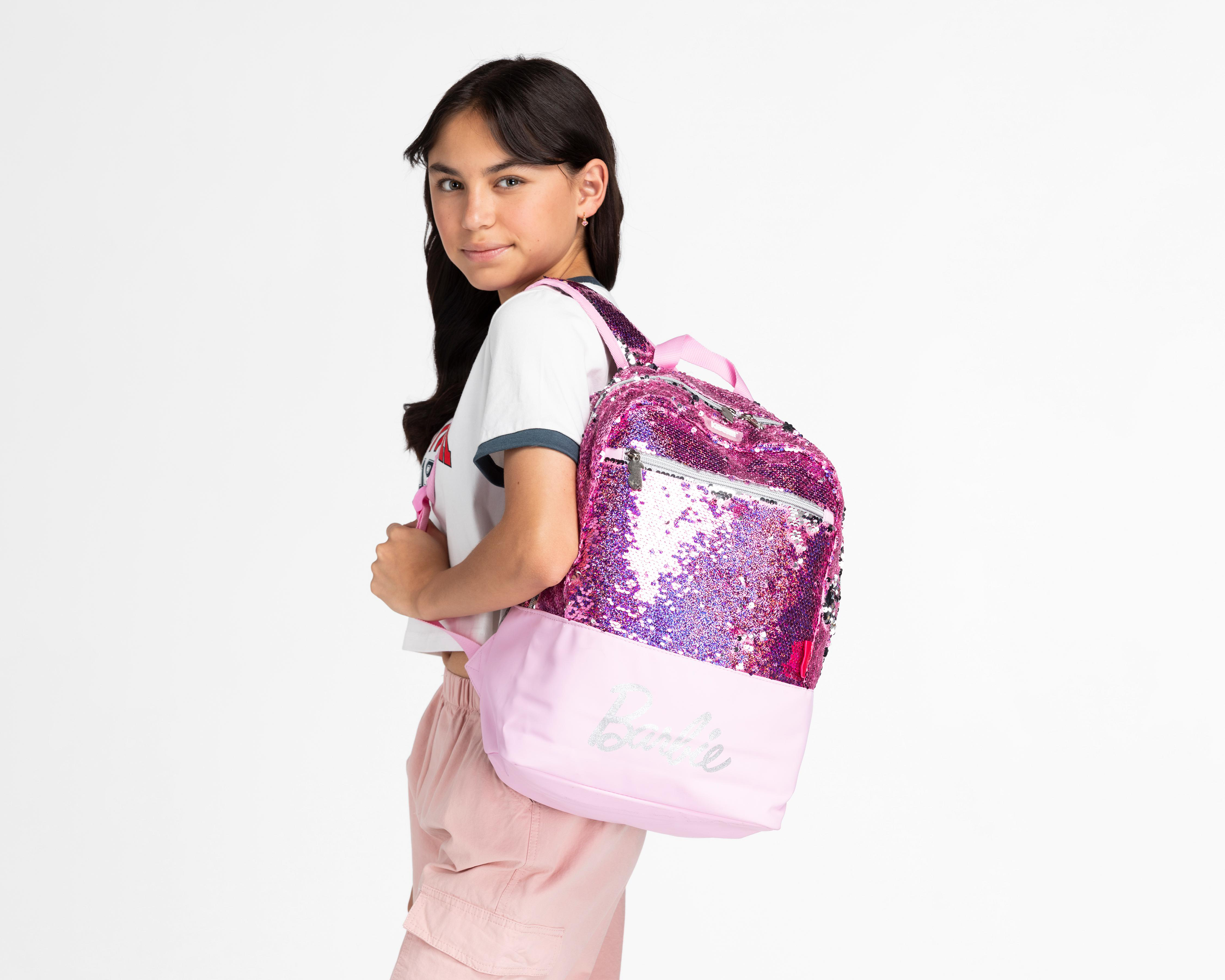 Foto 10 pulgar | Mochila Escolar Keepack Barbie
