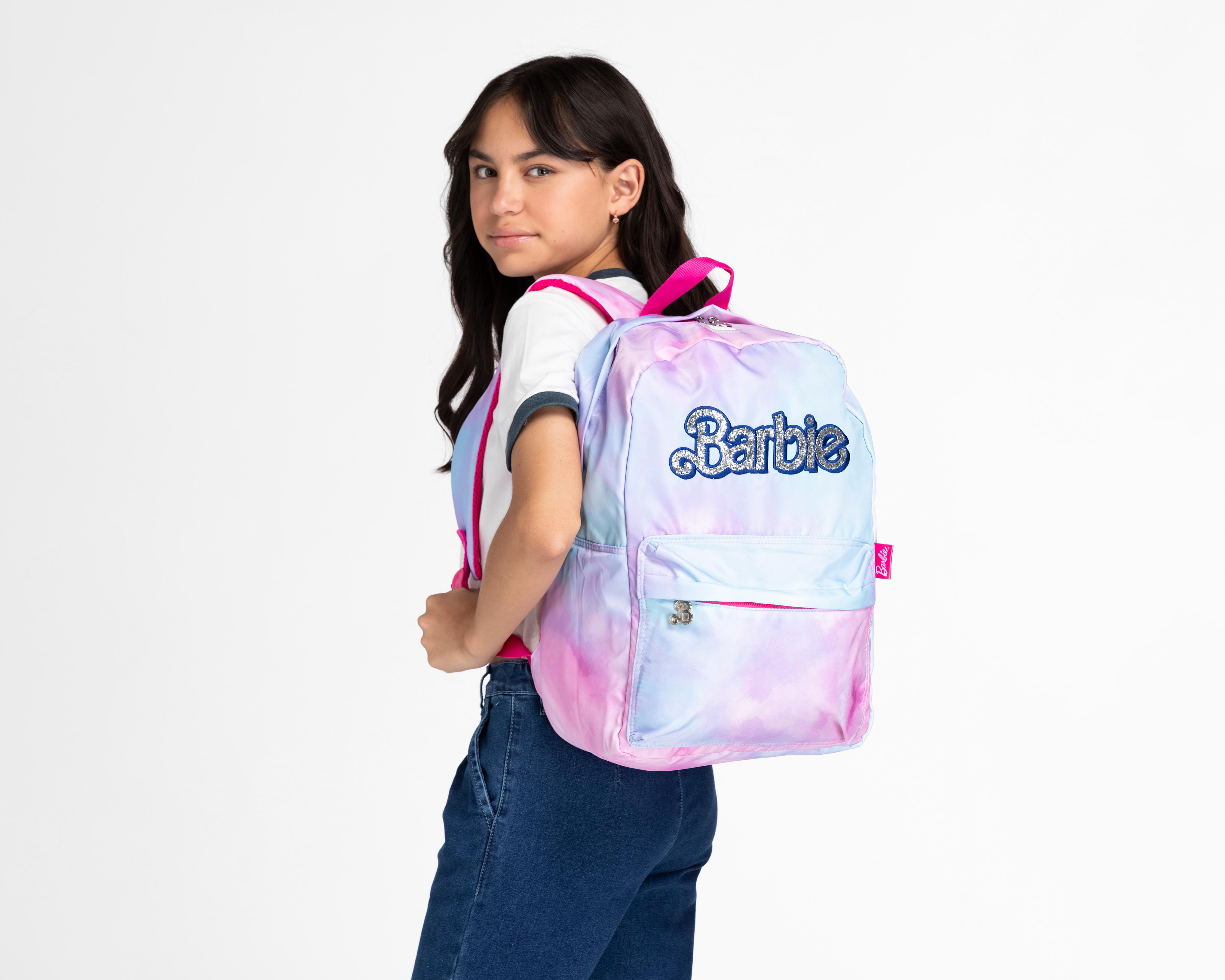 Foto 10 pulgar | Mochila Escolar Keepack Barbie