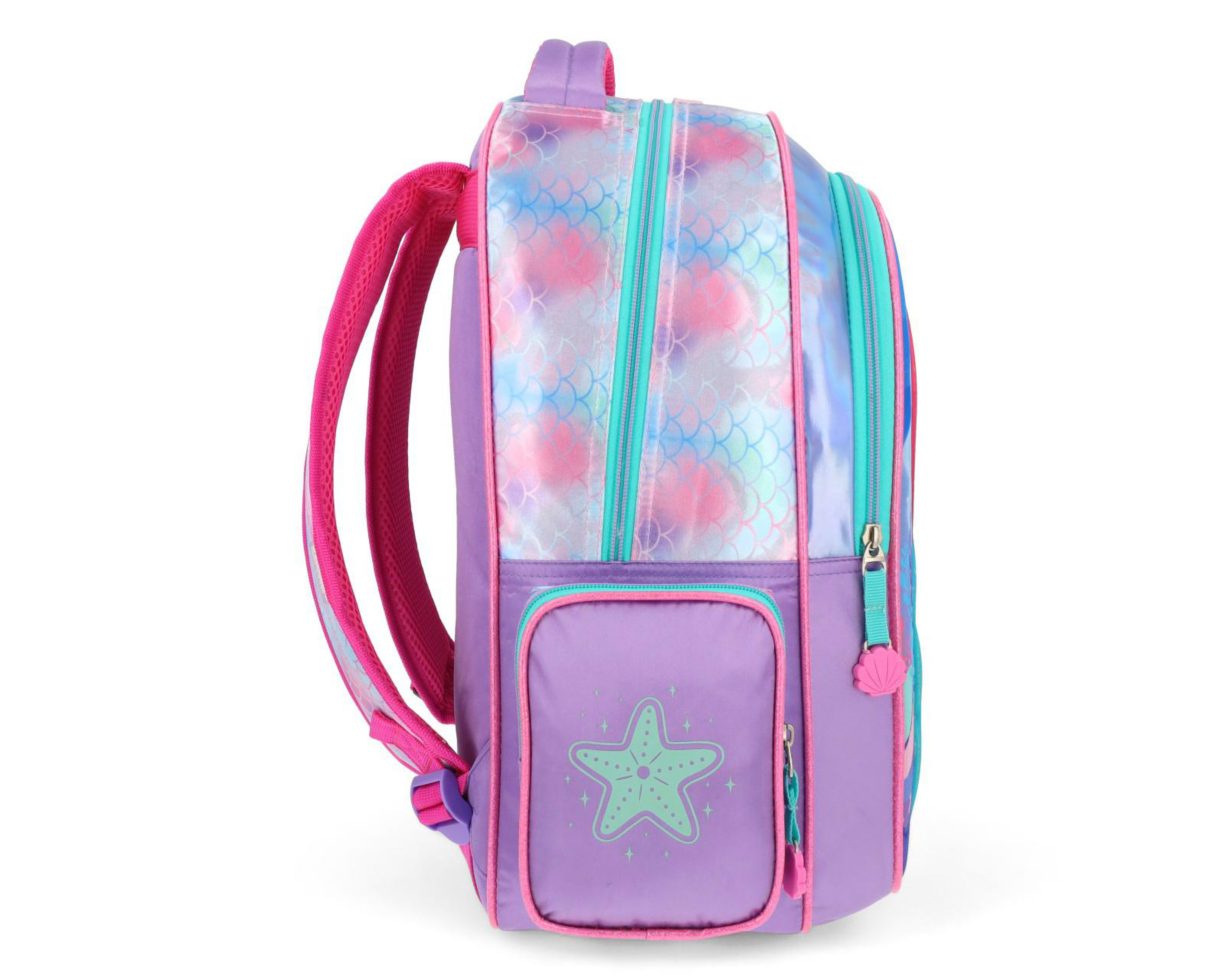 Foto 4 pulgar | Mochila Escolar Keepack Sirenita
