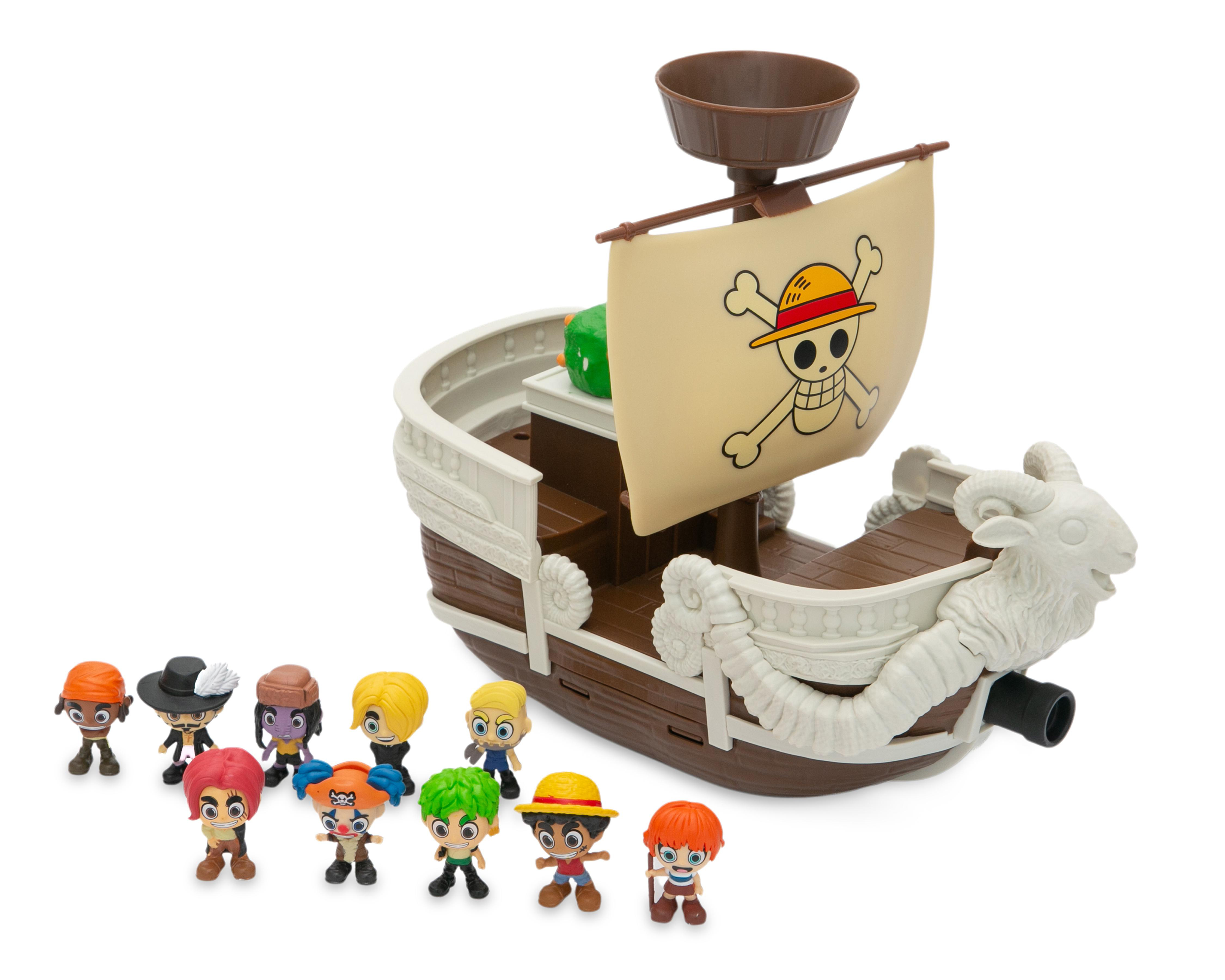 Barco One Piece con 10 Figuras