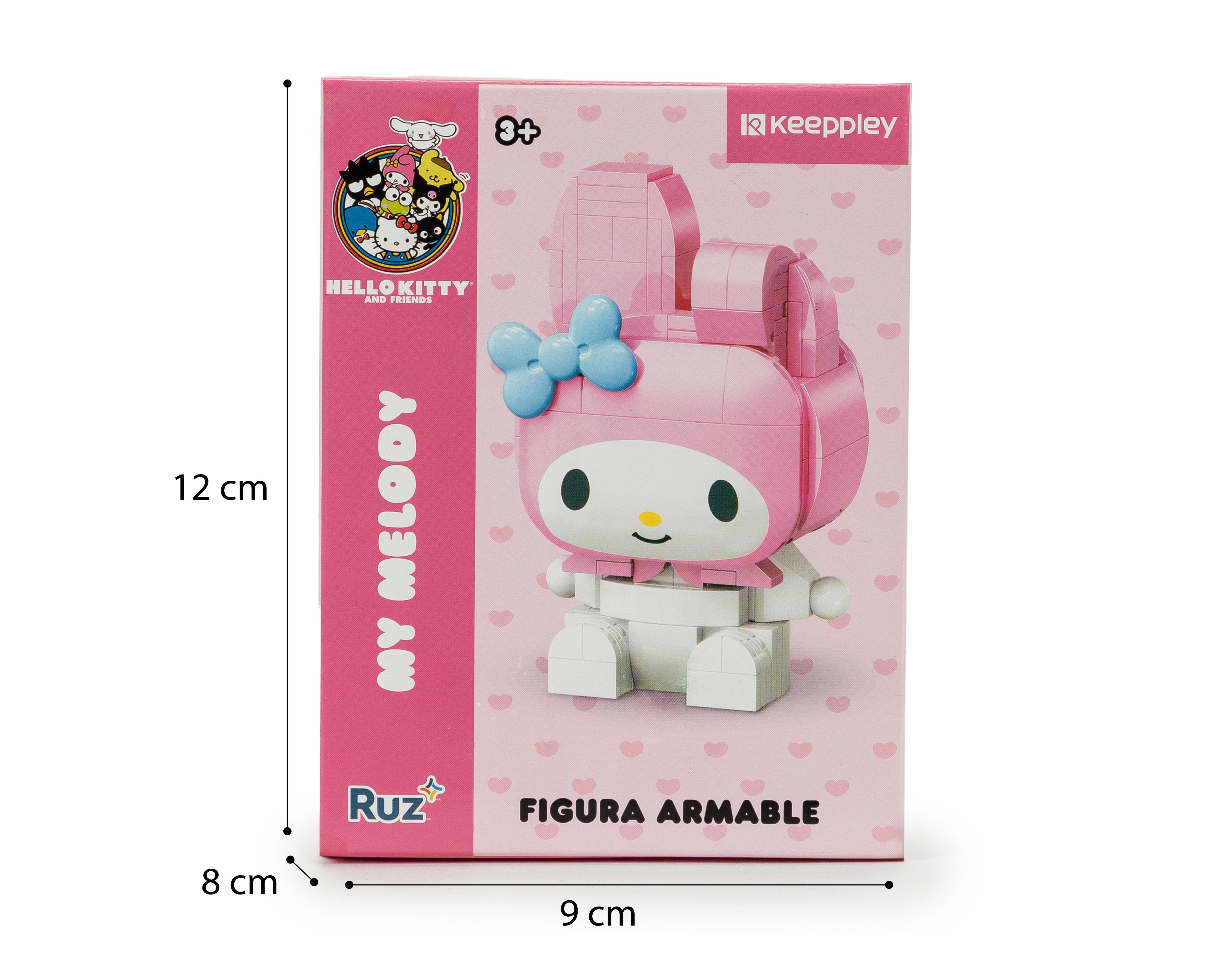 Foto 5 pulgar | Bloques de Construcción Ruz Hello Kitty My Melody 130 Piezas