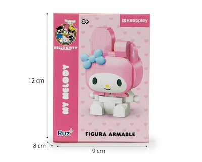 Foto 4 | Bloques de Construcción Ruz Hello Kitty My Melody 130 Piezas