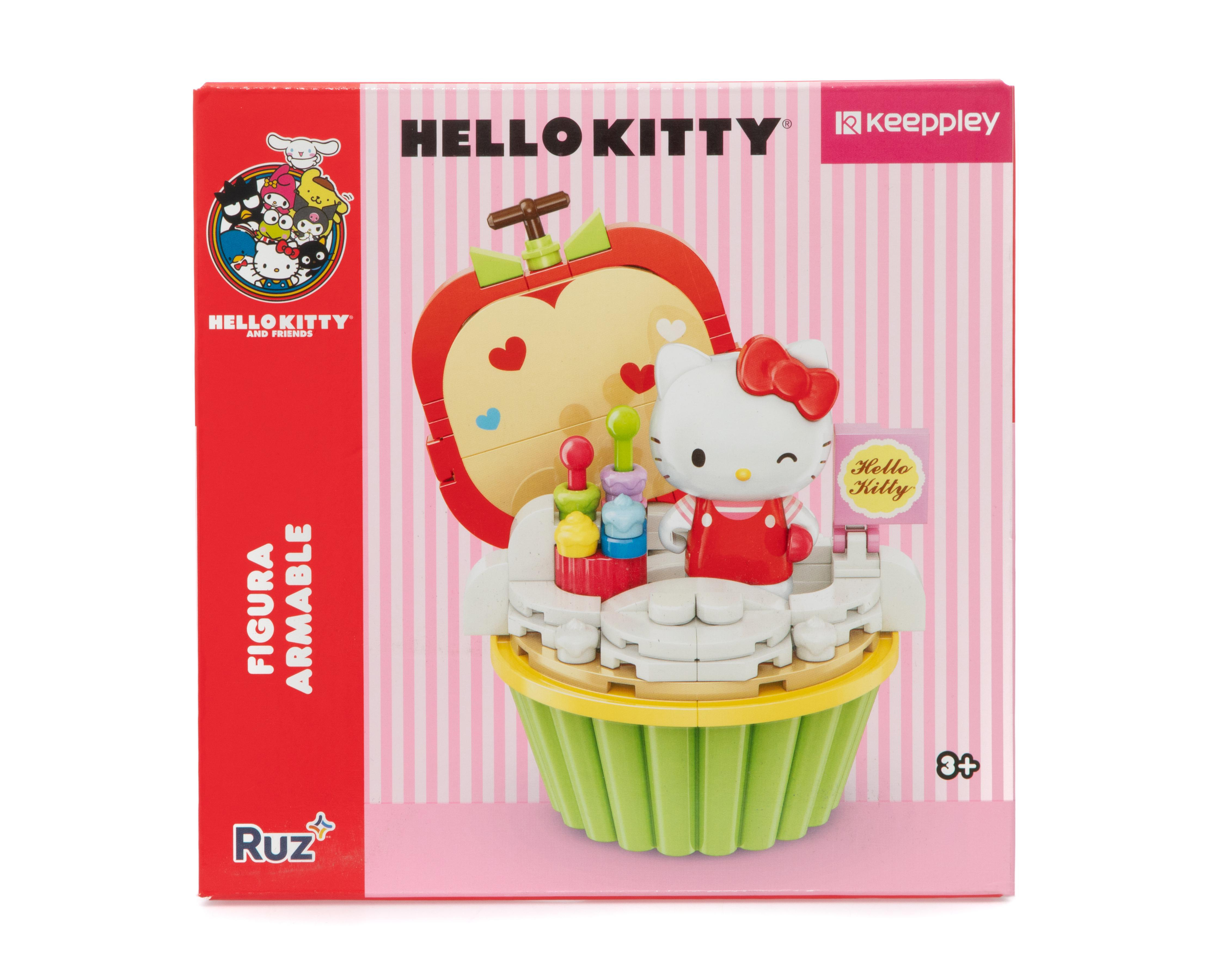 Foto 2 pulgar | Figura Armable Hello Kitty Apple Cupcake