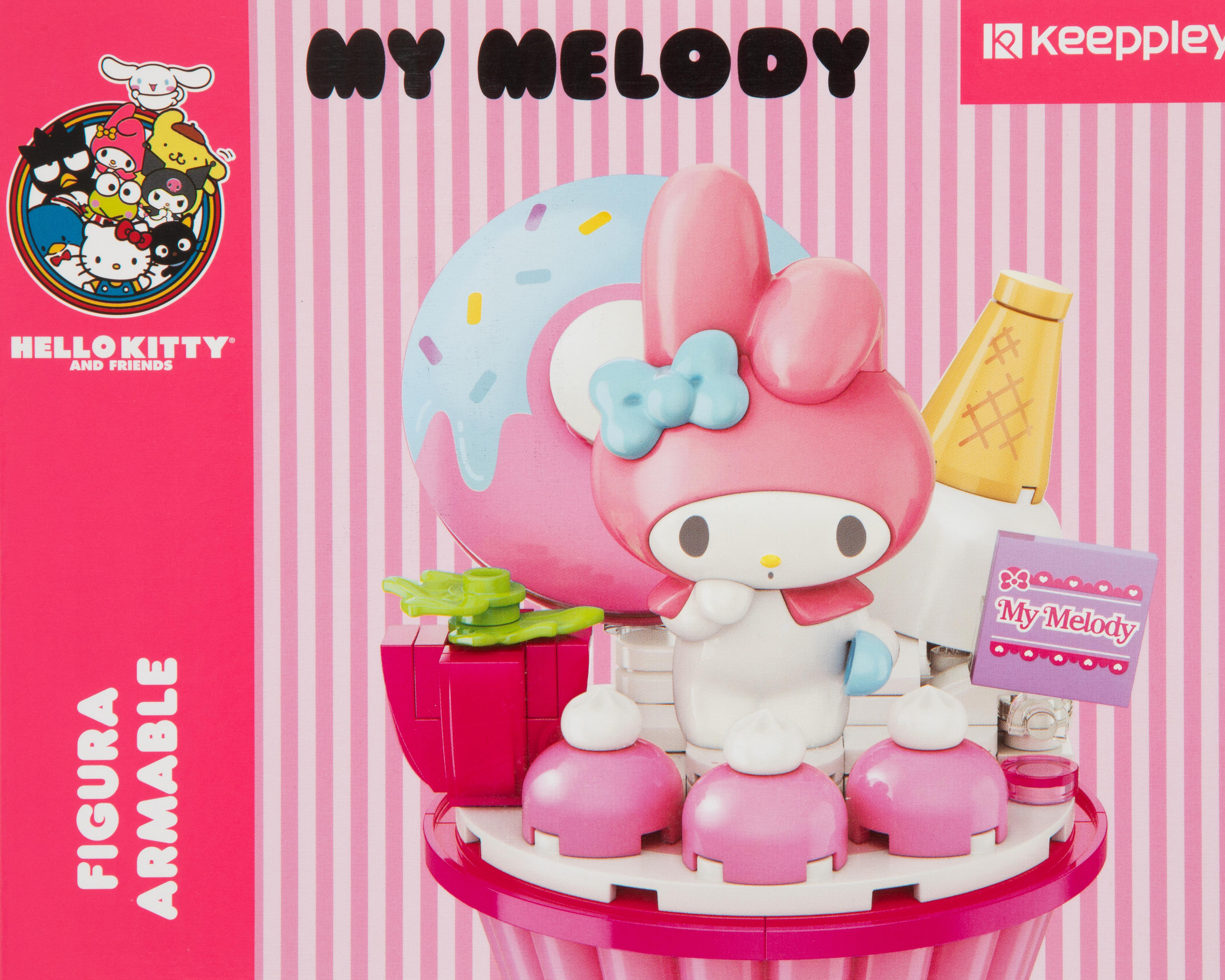 Foto 4 pulgar | Figura Armable Hello Kitty Strawberry Cupcake