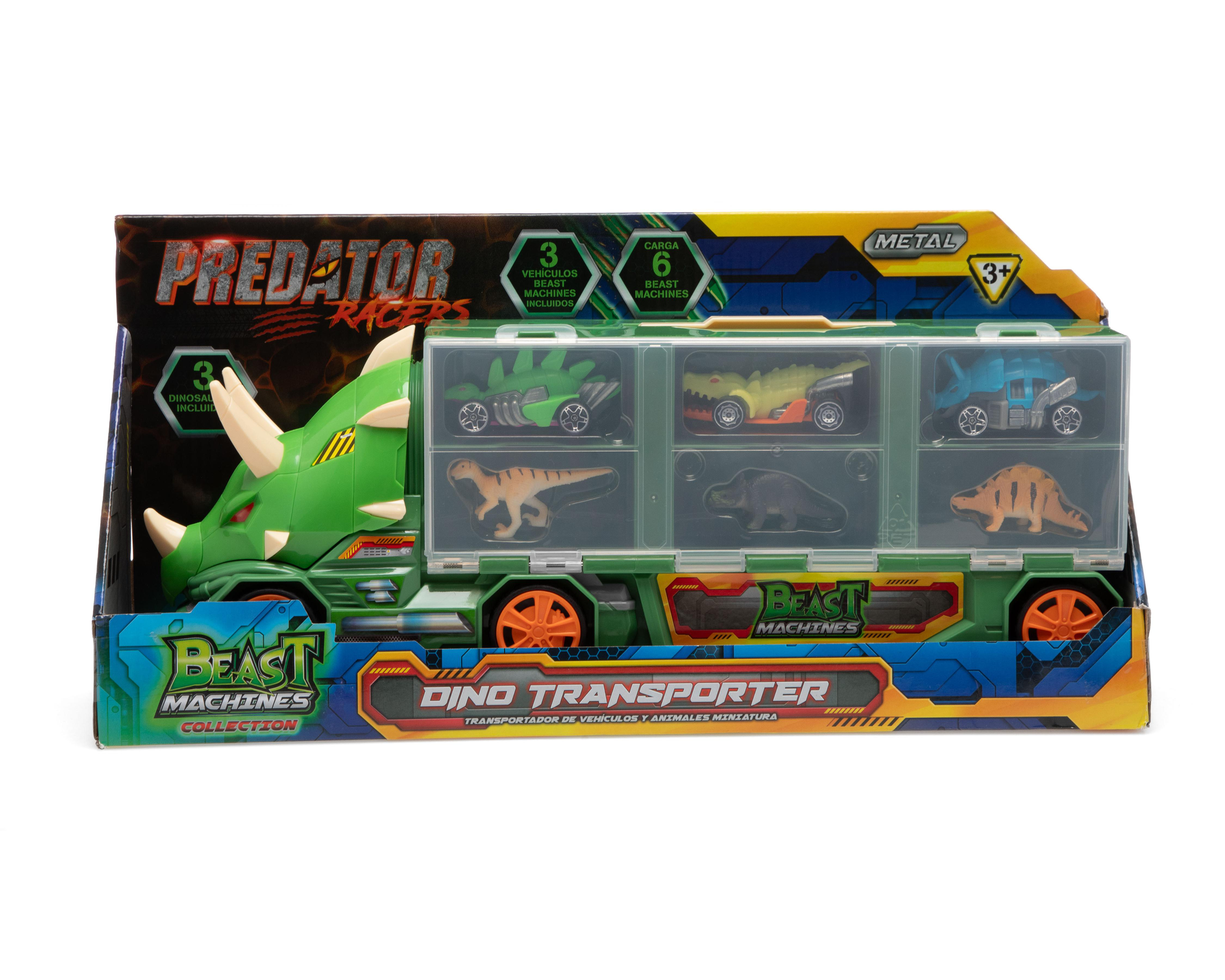 Foto 6 pulgar | Camión Predator Racers Dino Transporter