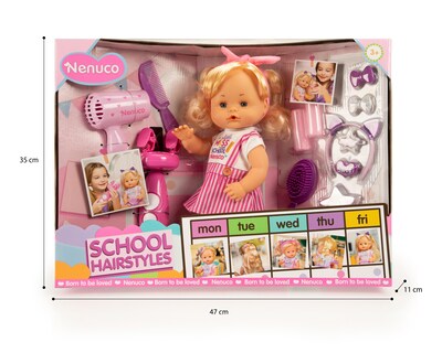 Foto 3 | Muñeca Nenuco School Hairstyles