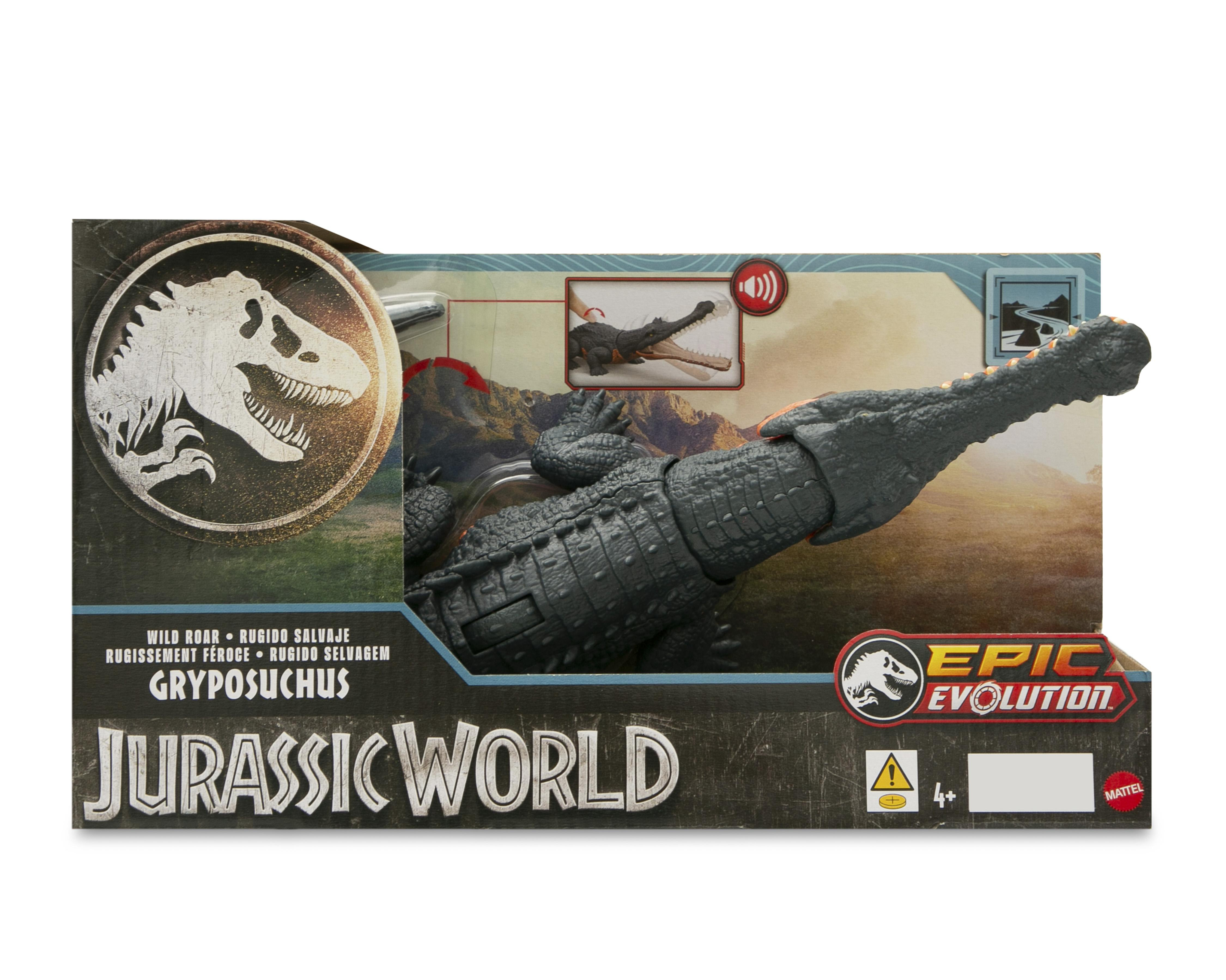 Foto 5 pulgar | Juguete de Dinosaurio Gryposuchus Jurassic World Mattel Rugido Salvaje