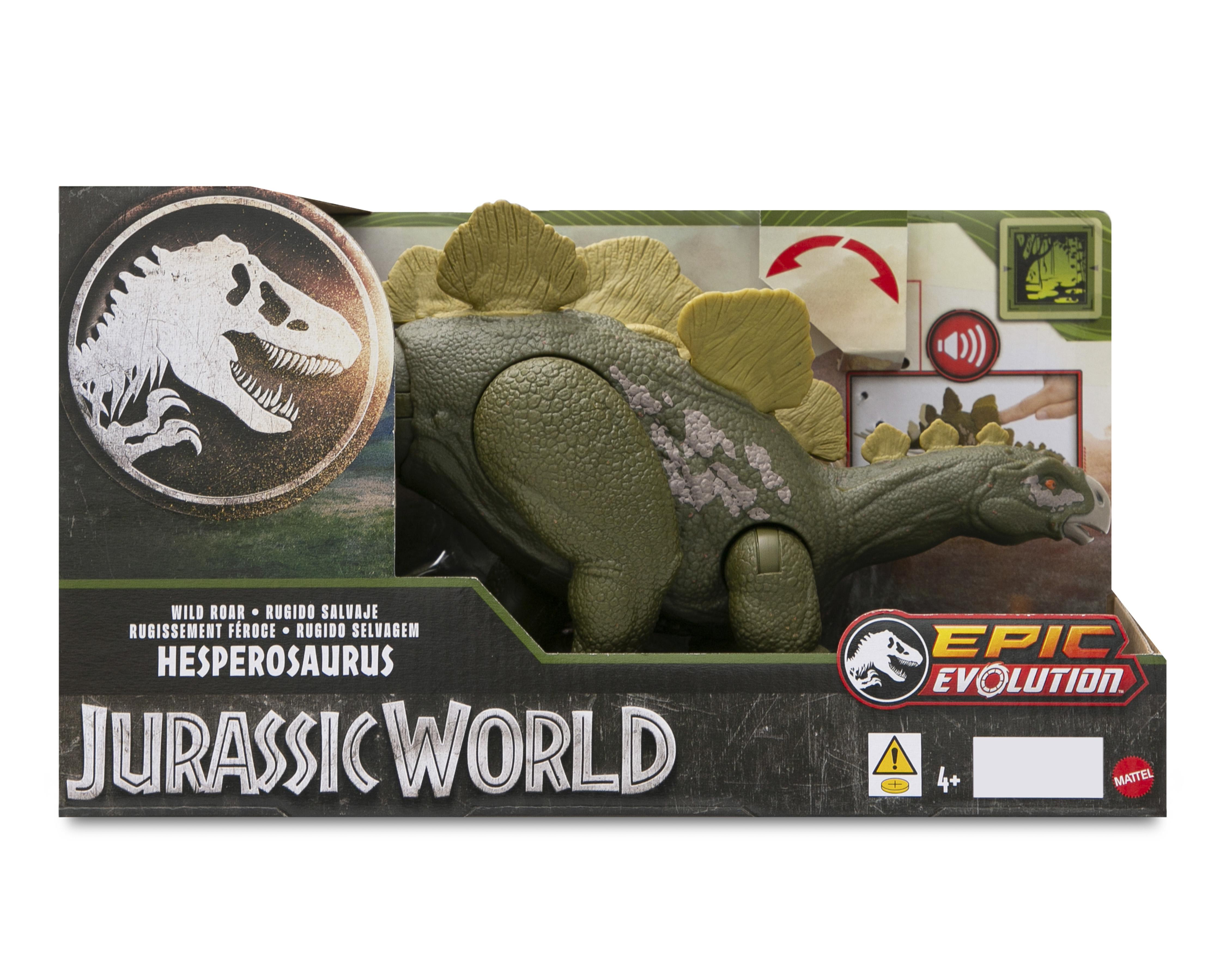 Foto 5 pulgar | Dinosaurio de Juguete Jurassic World Mattel Hesperosaurus Rugido Salvaje