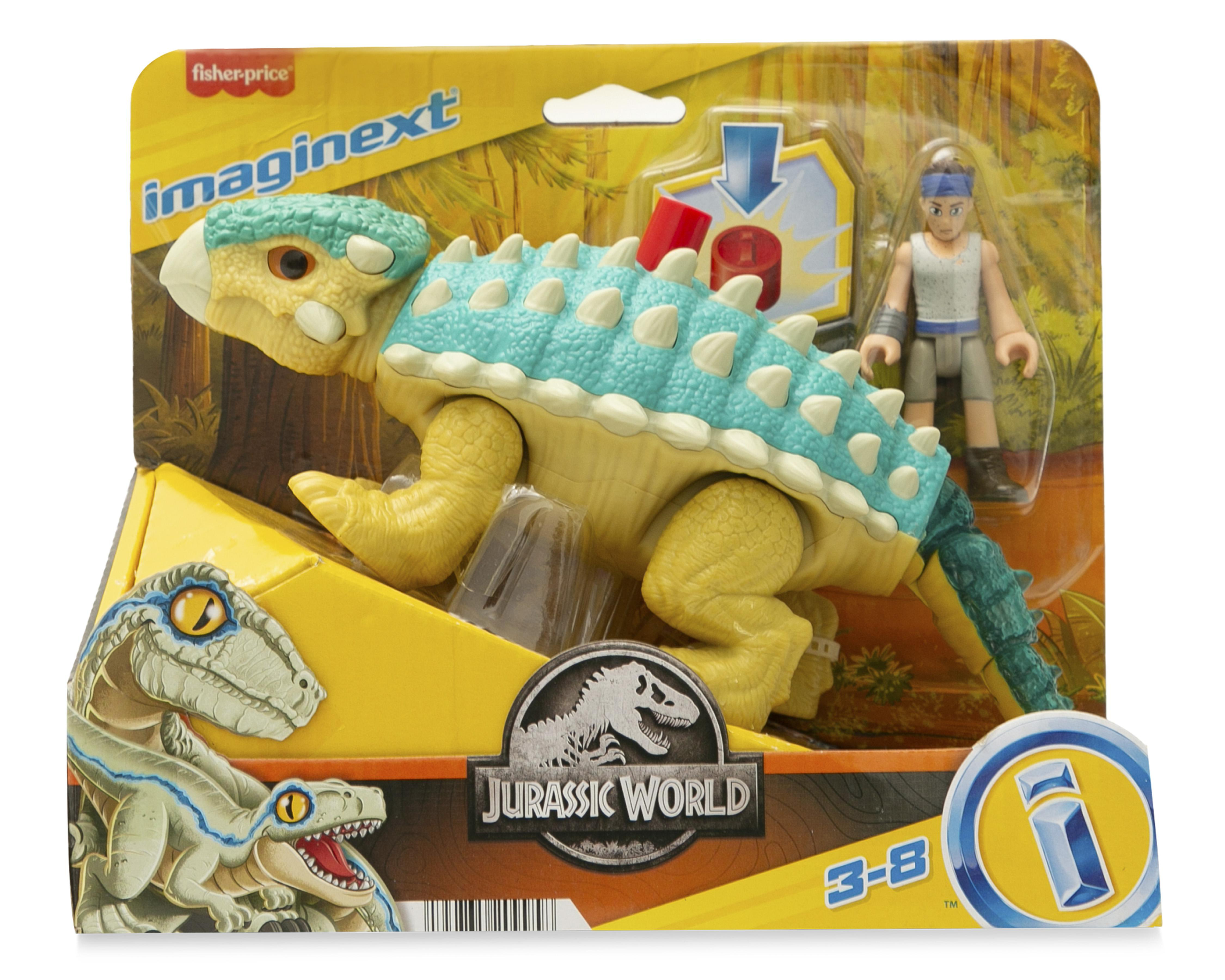 Foto 6 pulgar | Dinosaurio de Juguete Jurassic World Imaginext Fisher-Price Bumpy y Ben