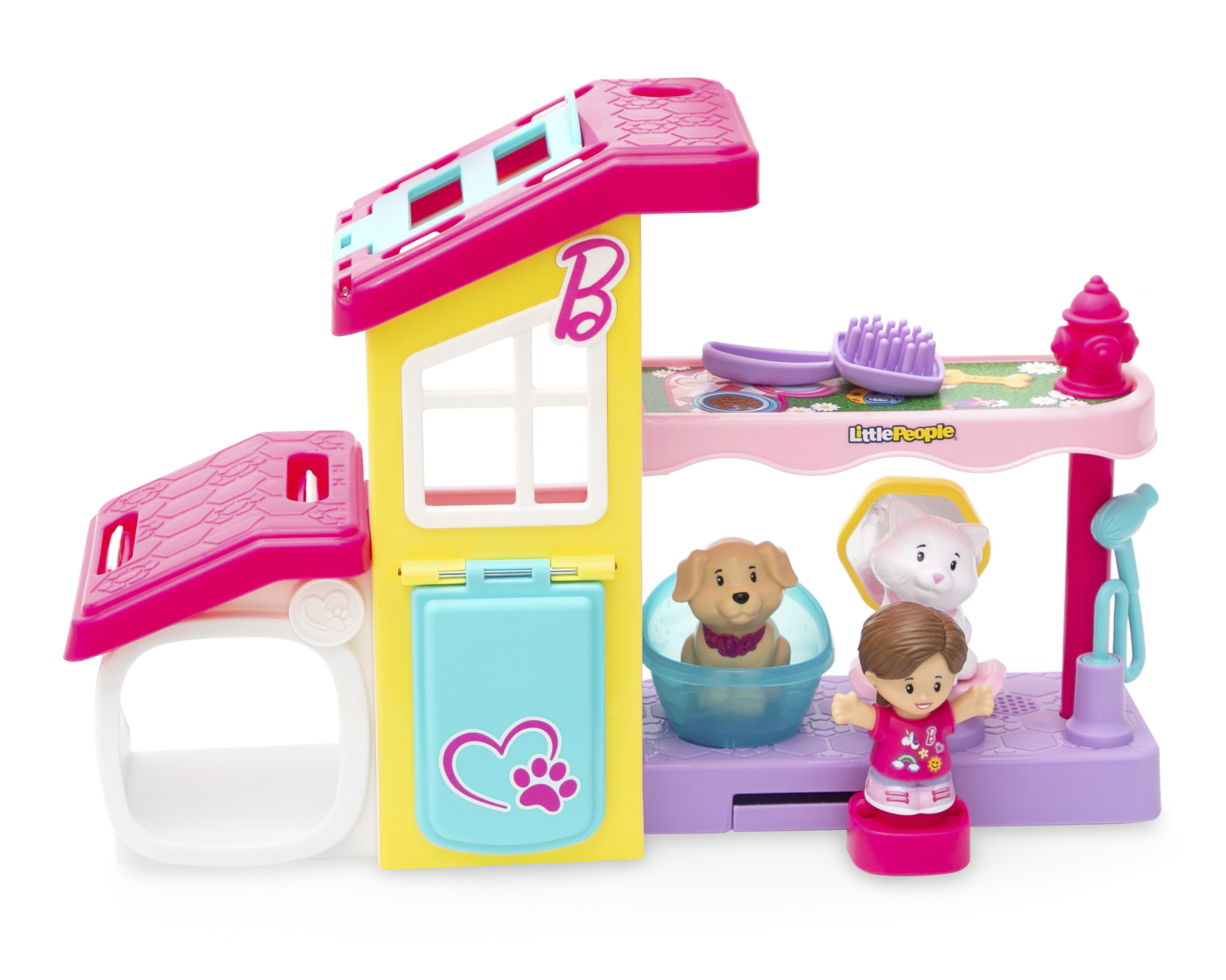 Foto 2 pulgar | Spa de Mascotas Barbie Fisher-Price Little People con Accesorios