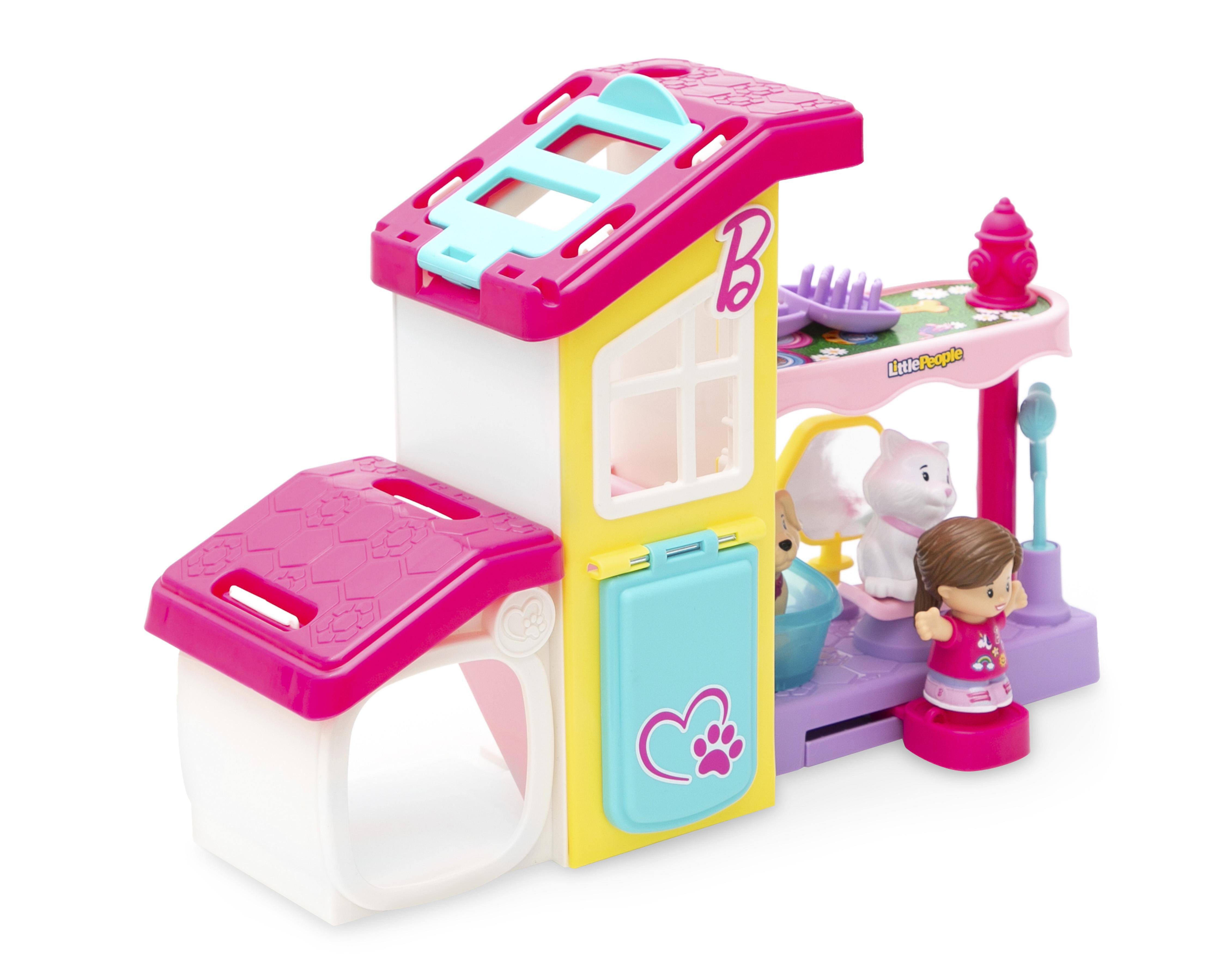 Foto 3 pulgar | Spa de Mascotas Barbie Fisher-Price Little People con Accesorios