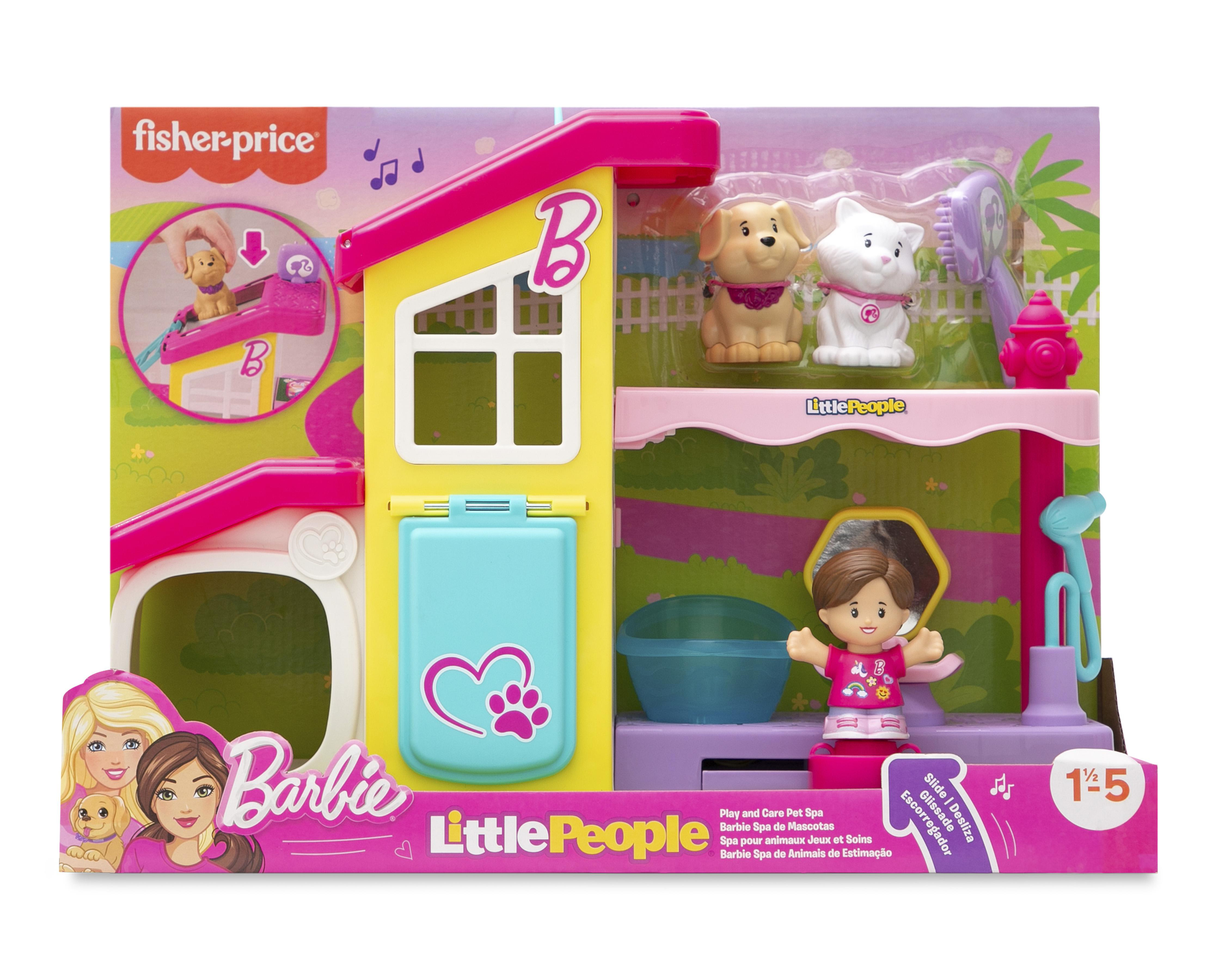 Foto 7 pulgar | Spa de Mascotas Barbie Fisher-Price Little People con Accesorios