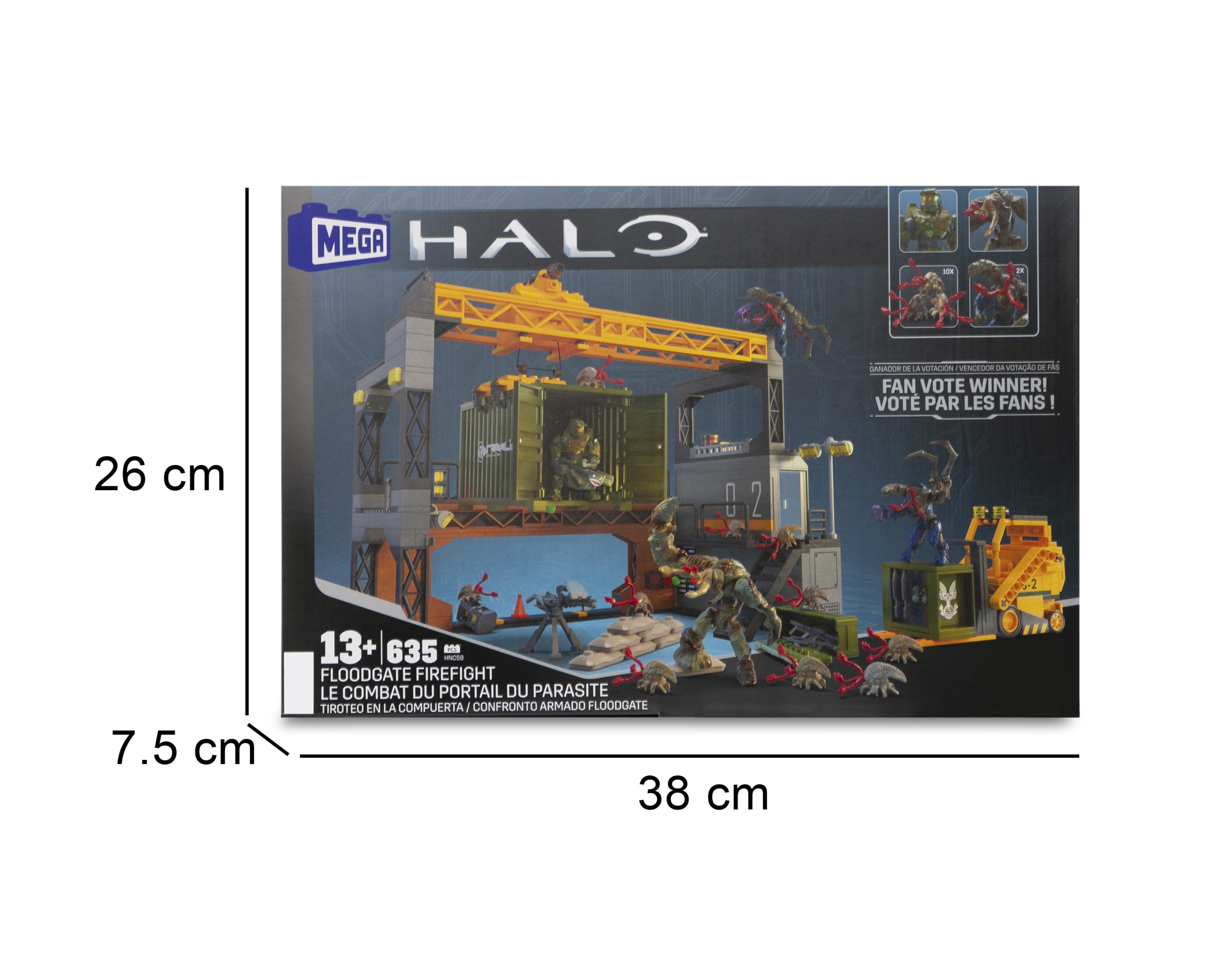 Foto 4 | Bloques de Construcción Mega Bloks Halo Tiroteo en la Compuerta 635 Piezas