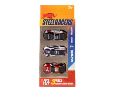 Foto 1 | Carros Steelracers 3 Piezas