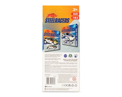 Foto 2 | Carros Steelracers 3 Piezas