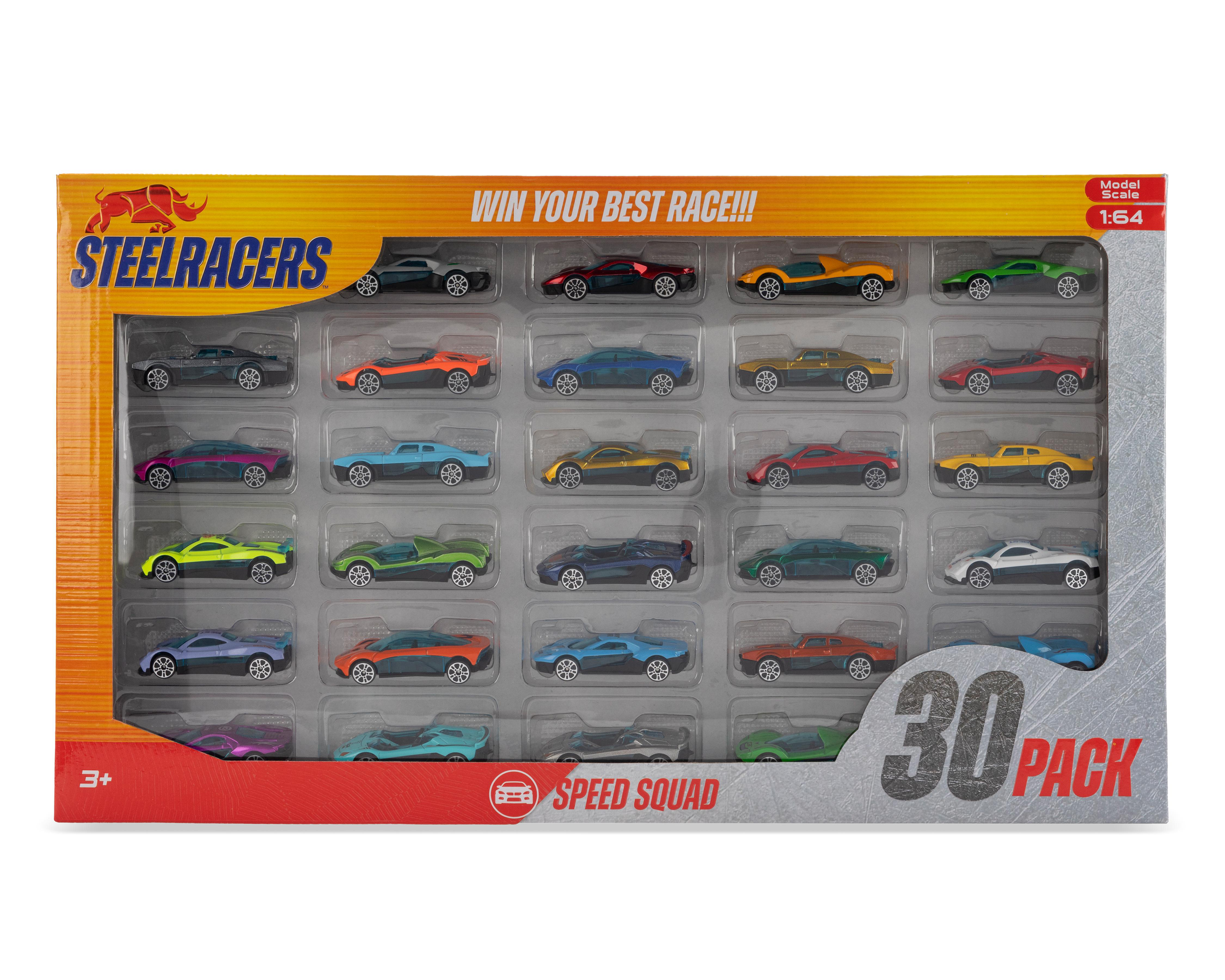 Foto 2 pulgar | Carros Steelracers 30 Piezas