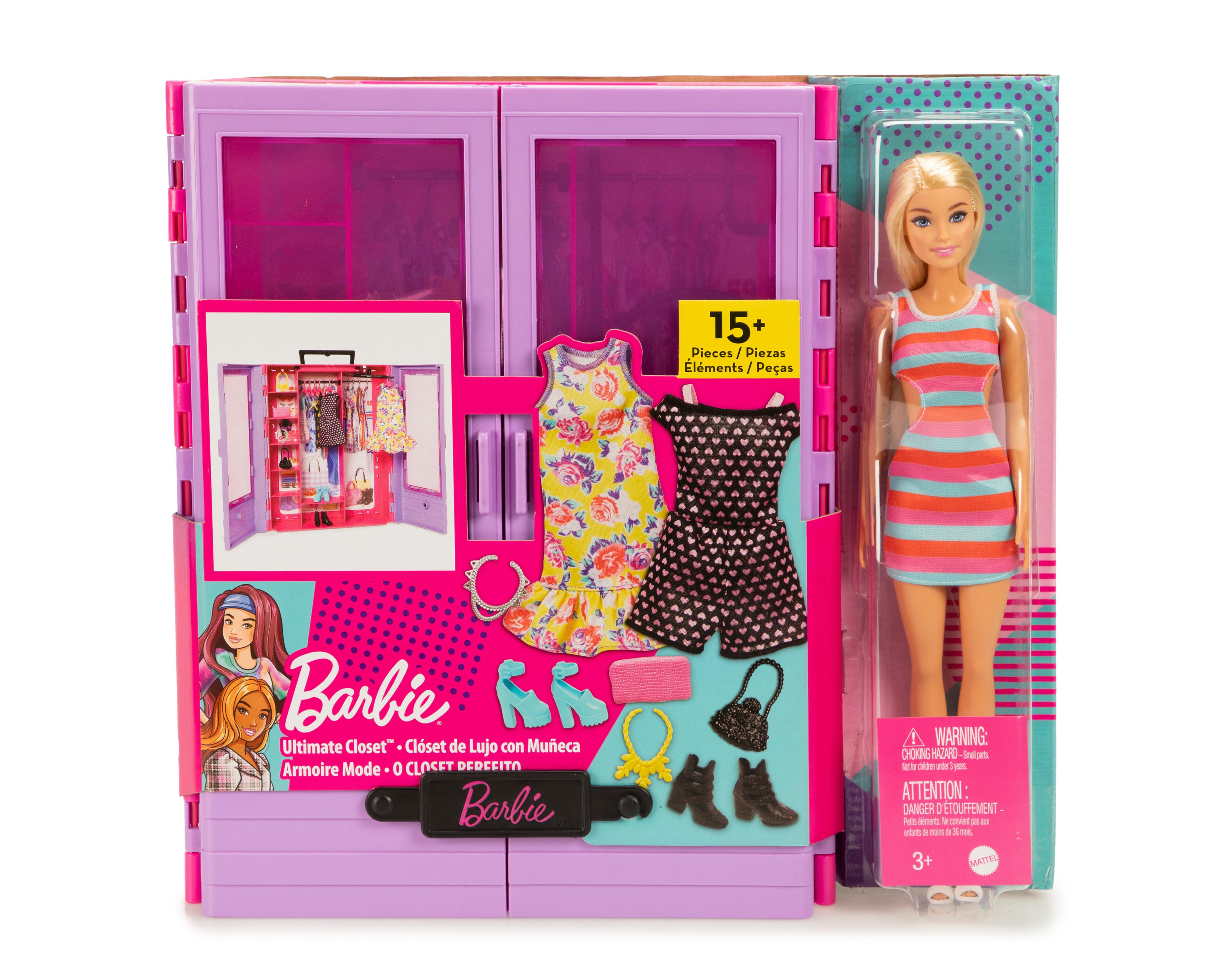 Closet de Lujo Barbie con Muneca Coppel