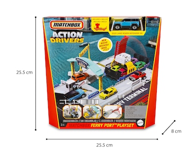 Foto 3 | Pista de Carreras Matchbox Action Drivers Ferry Port