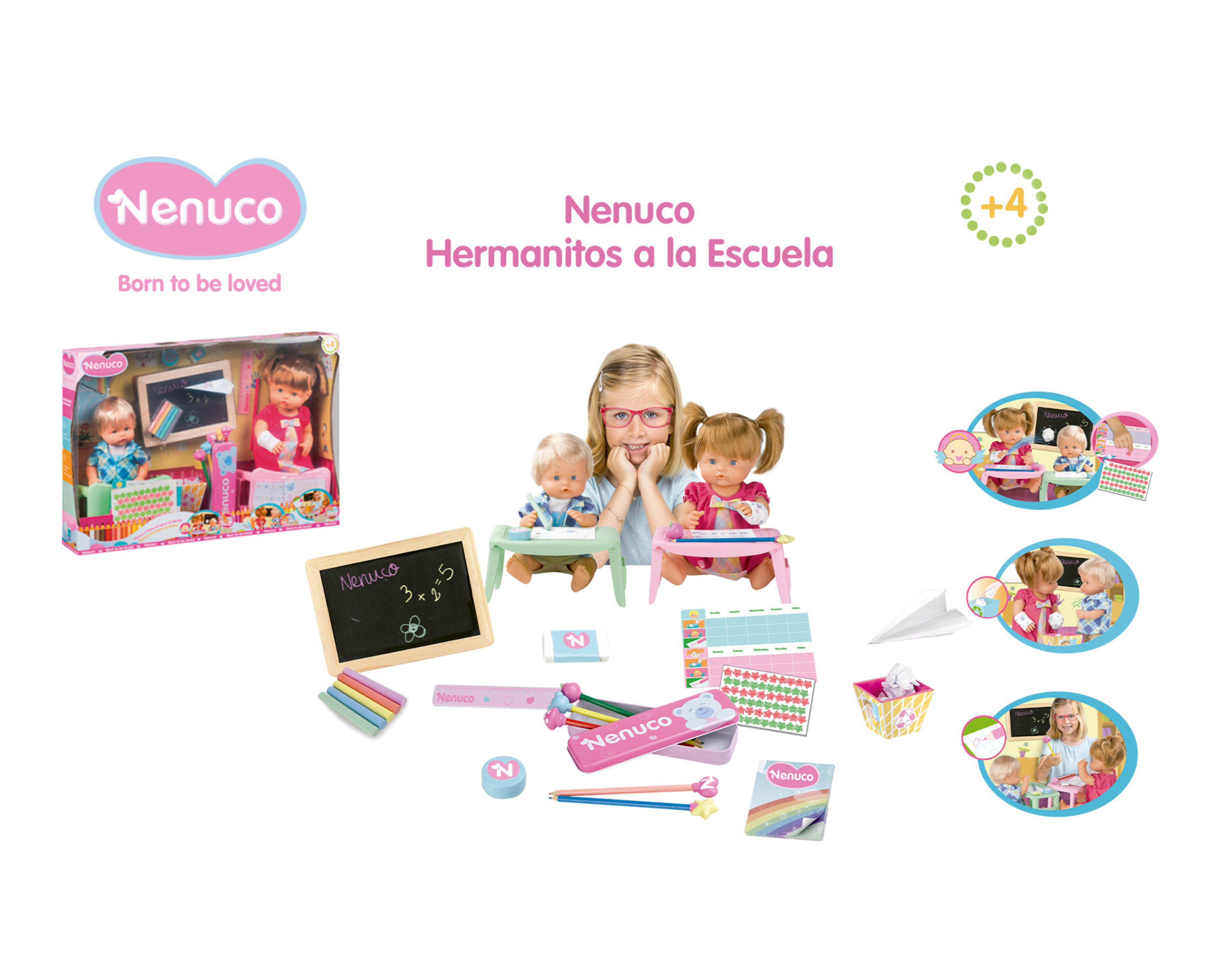 Foto 2 | Muñeca Nenuco Escuelita