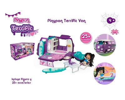 Foto 3 | Muñeca Pinypon Terrific Van