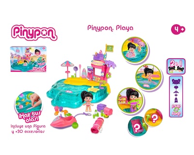Foto 2 | Muñeca Pinypon Playa