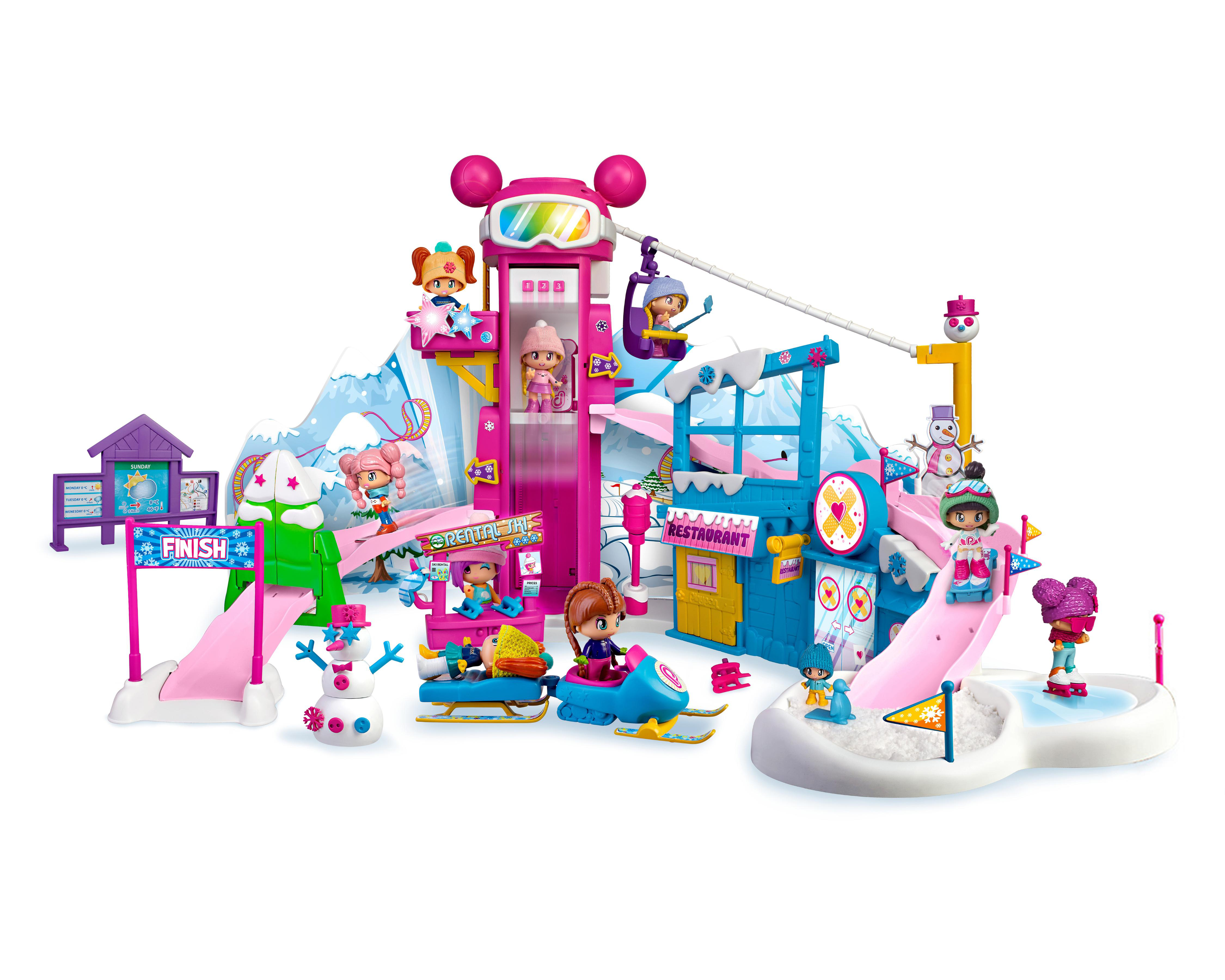 Parque de Nieve Pinypon con Accesorios