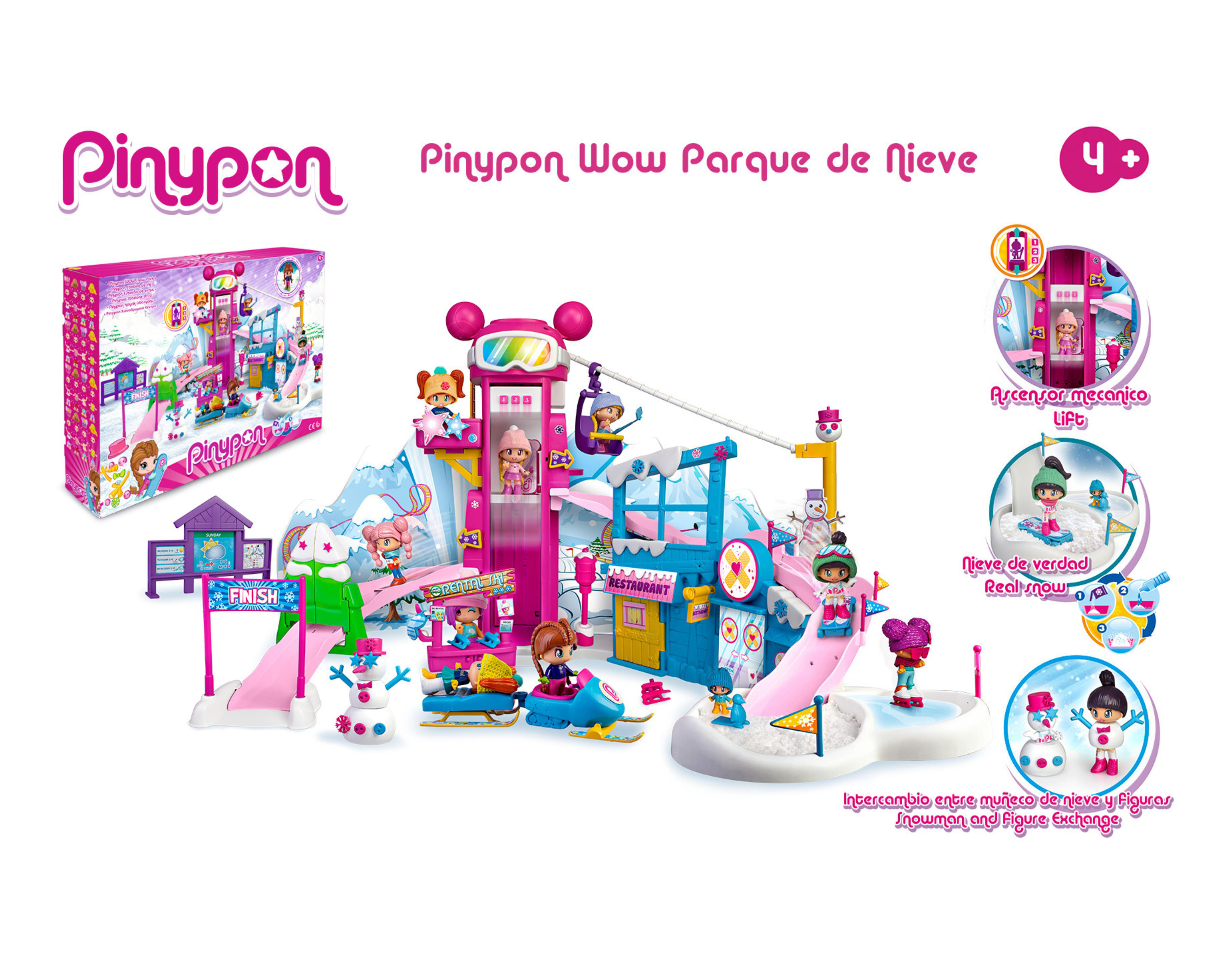 Foto 5 | Parque de Nieve Pinypon con Accesorios
