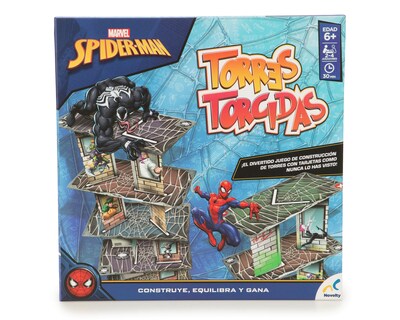 Foto 1 | Juego de Mesa Torres Torcidas Spiderman Novelty