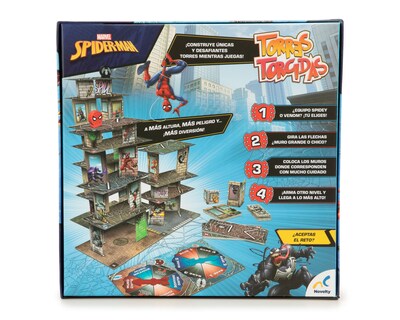 Foto 2 | Juego de Mesa Torres Torcidas Spiderman Novelty
