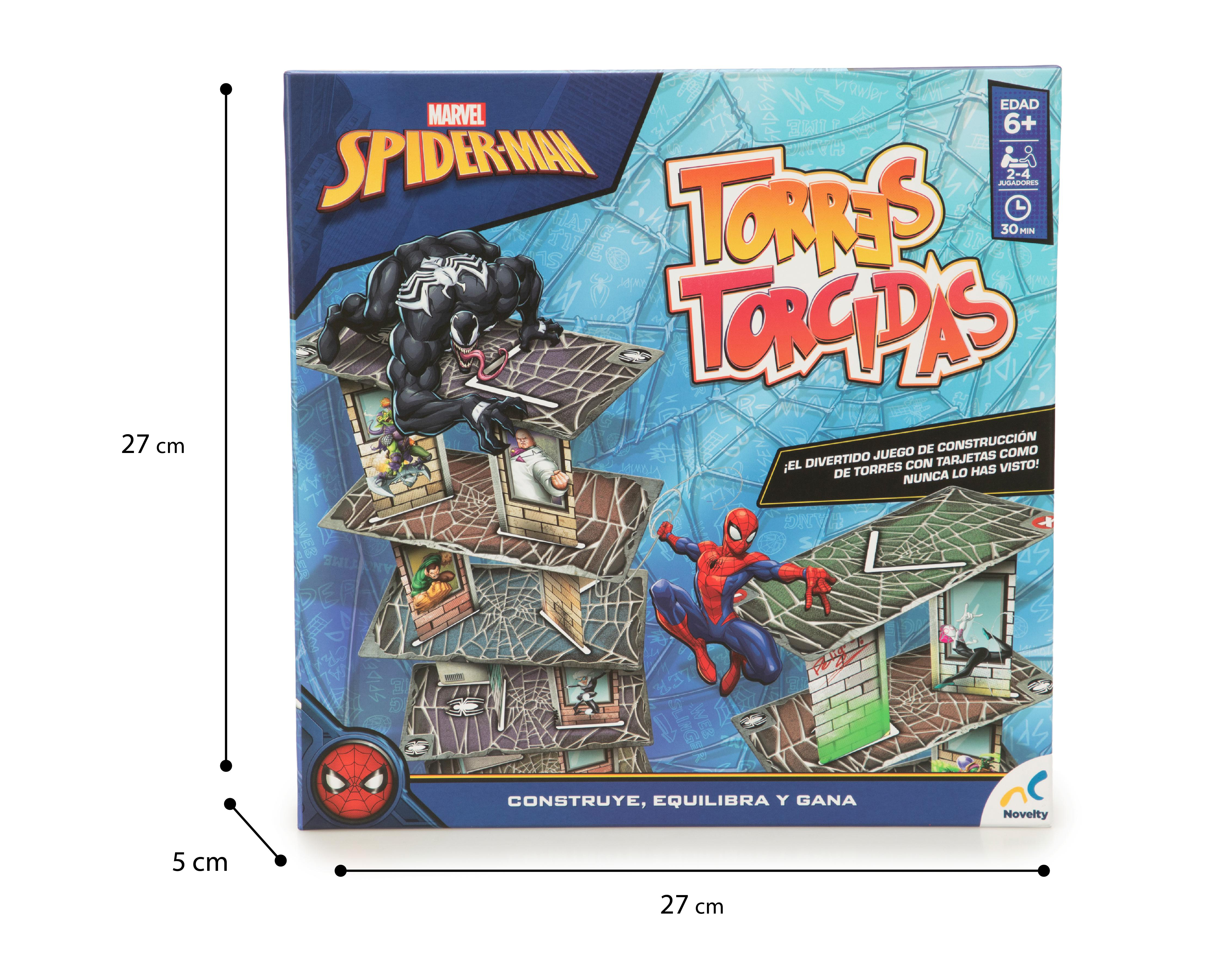 Foto 3 | Juego de Mesa Torres Torcidas Spiderman Novelty