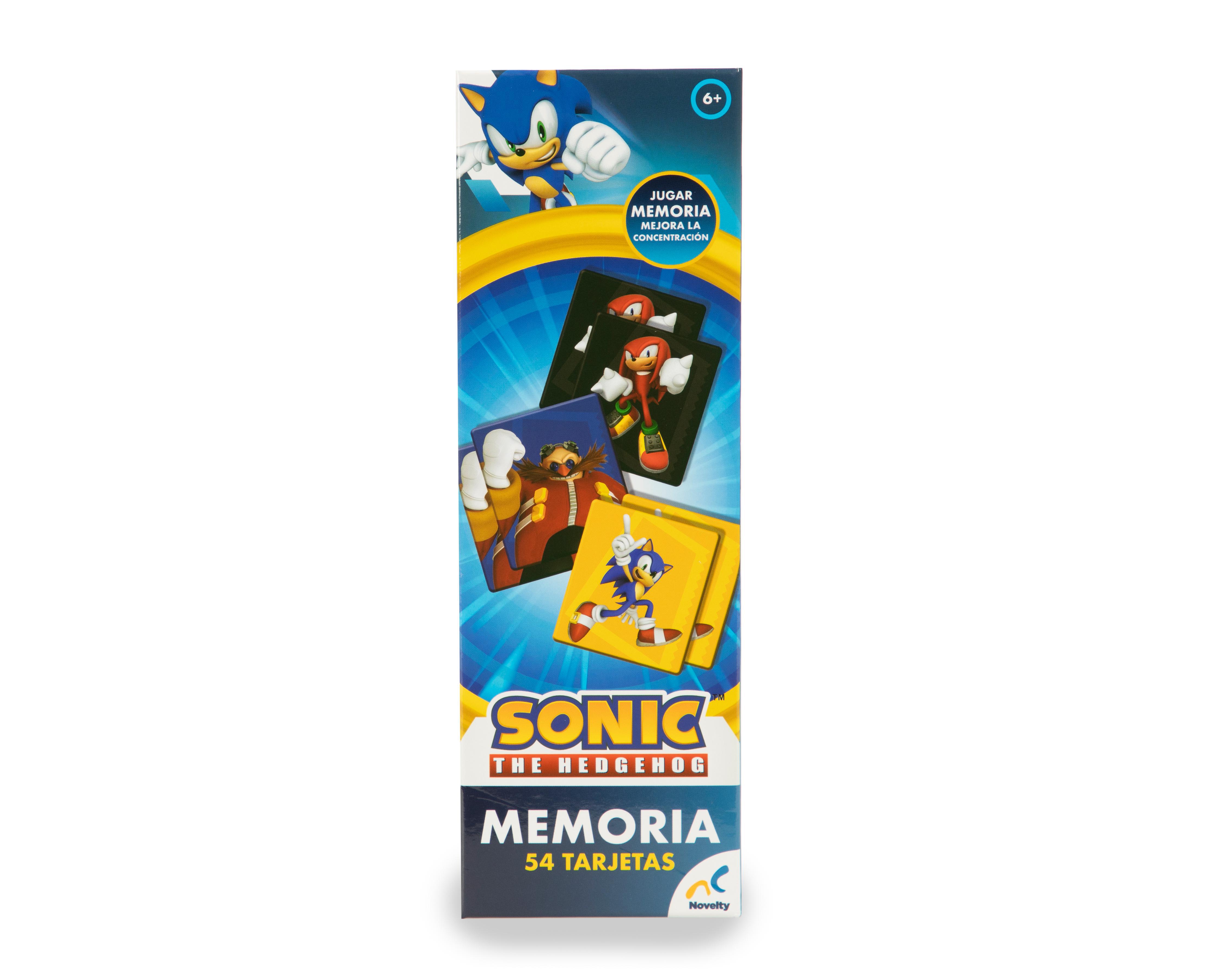 Juego de Memoria Sonic The Hedgehog Novelty