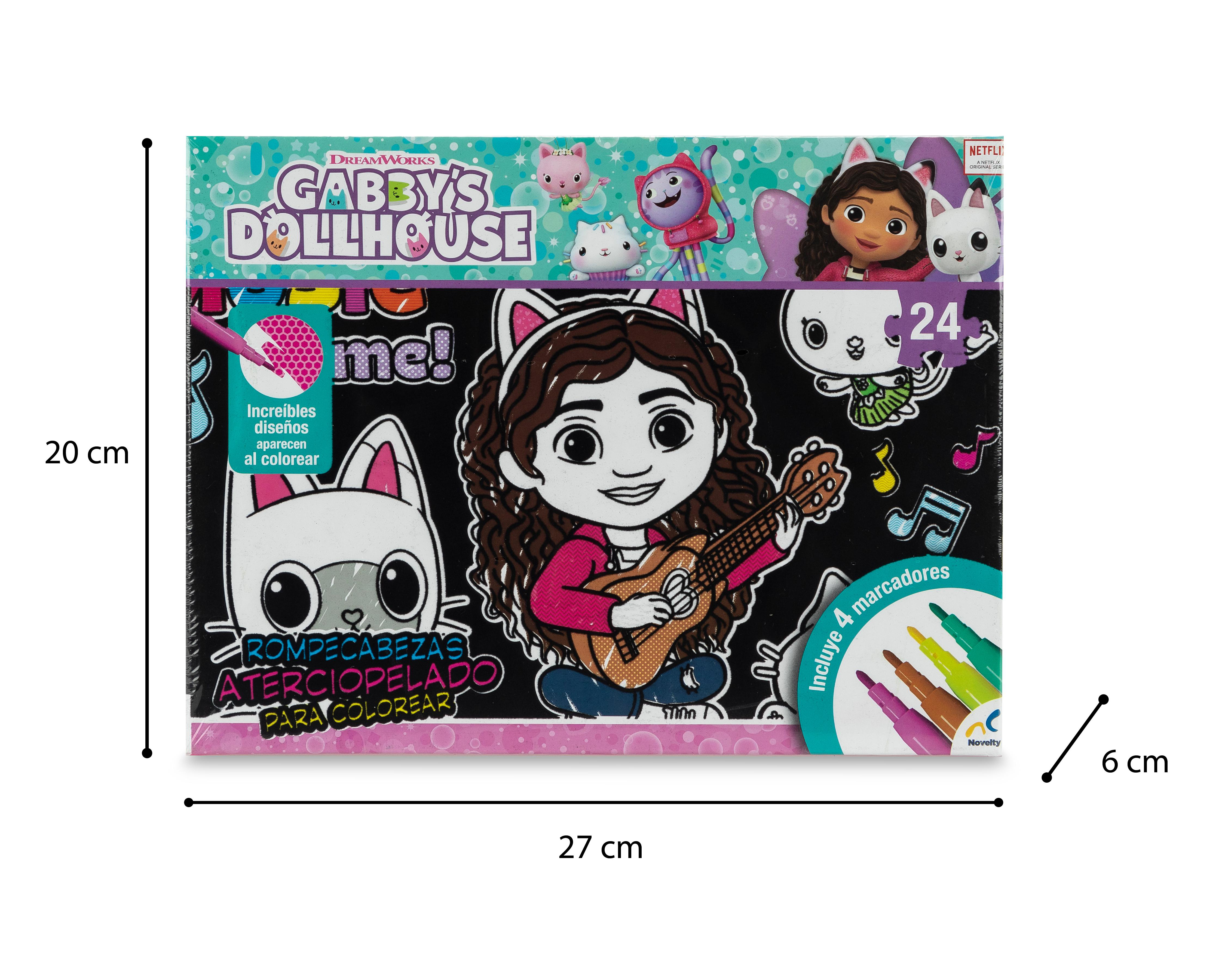 Foto 4 pulgar | Rompecabezas para Colorear Gabby's Dollhouse 24 Piezas