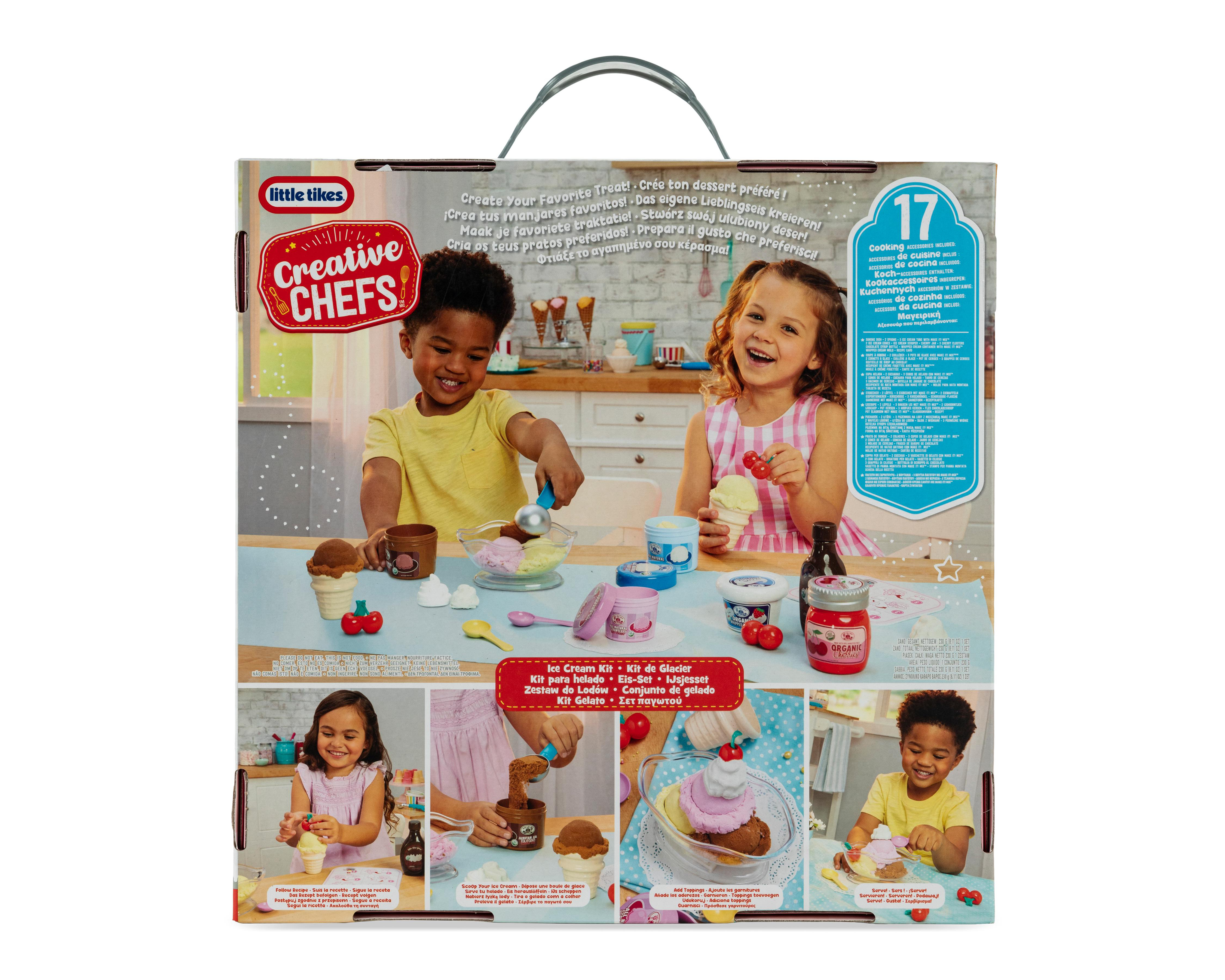 Foto 3 pulgar | Creative Chefs Kit para Helado Little Tikes