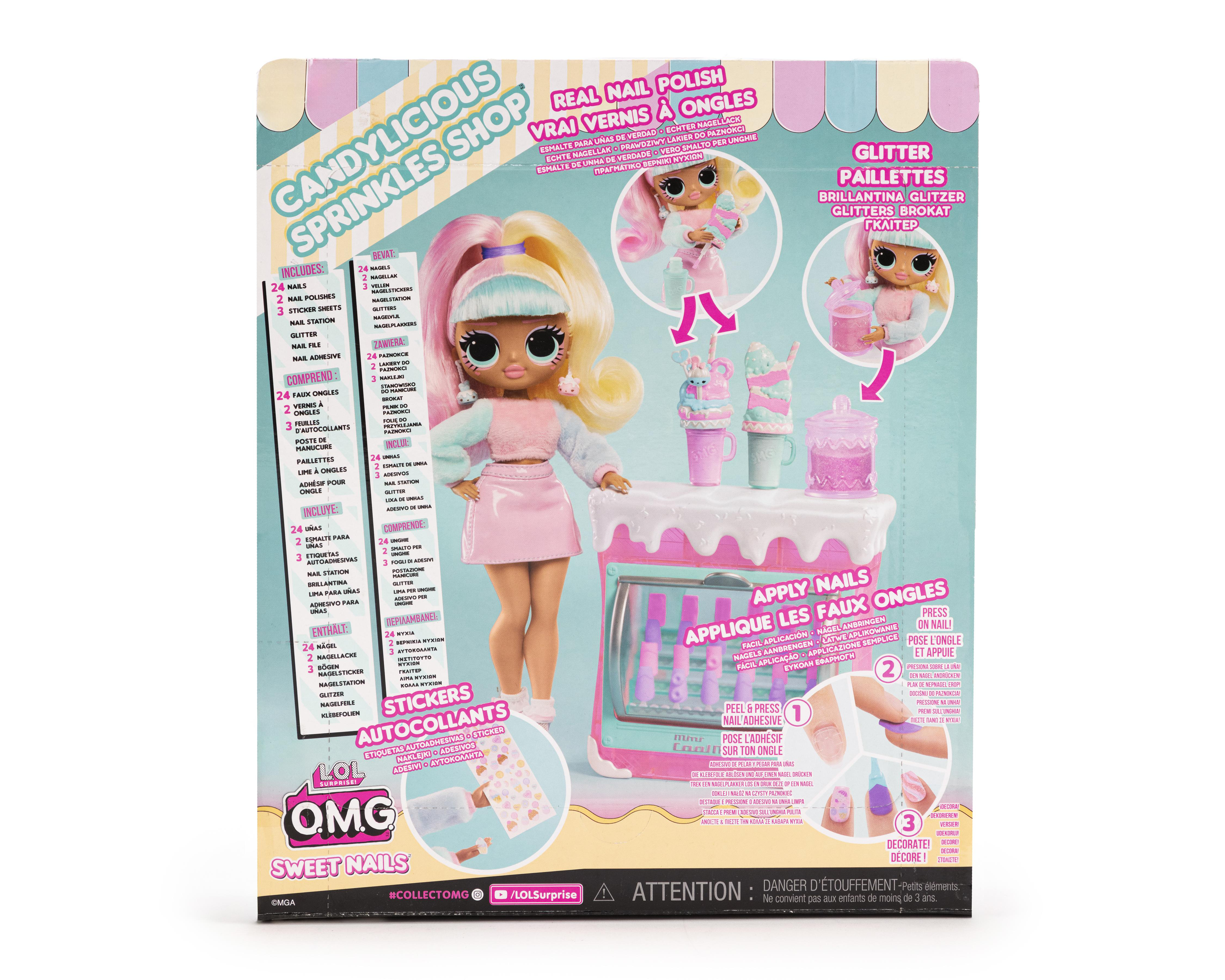 Foto 3 pulgar | Muñeca L.O.L. Surprise O.M.G Sweet Nails