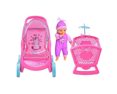 Foto 2 | Set de Carriola para Muñecas Prinsel Sweet Unicornio Elite