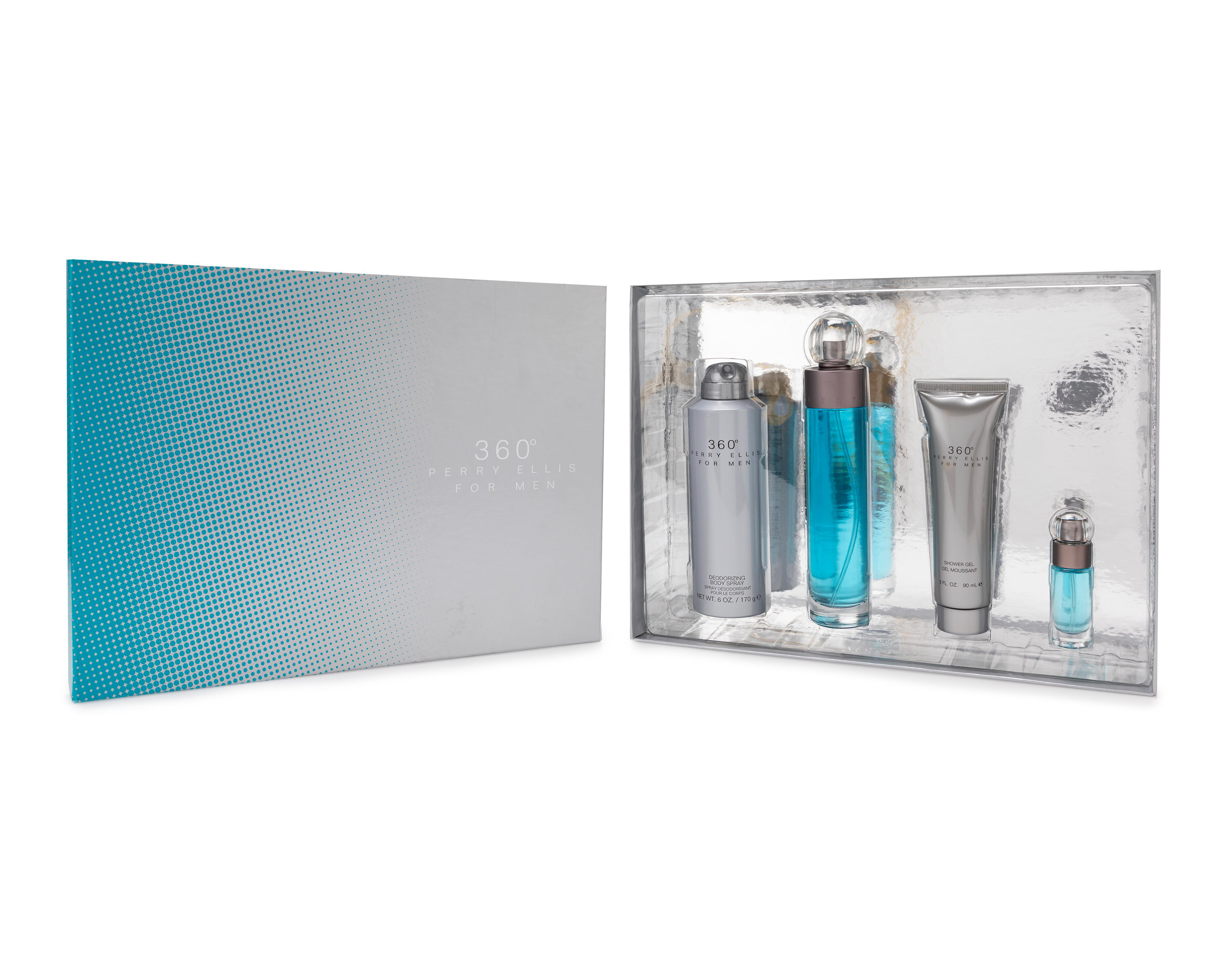 Foto 4 | Estuche para Hombre Perry Ellis 360° 4 Piezas