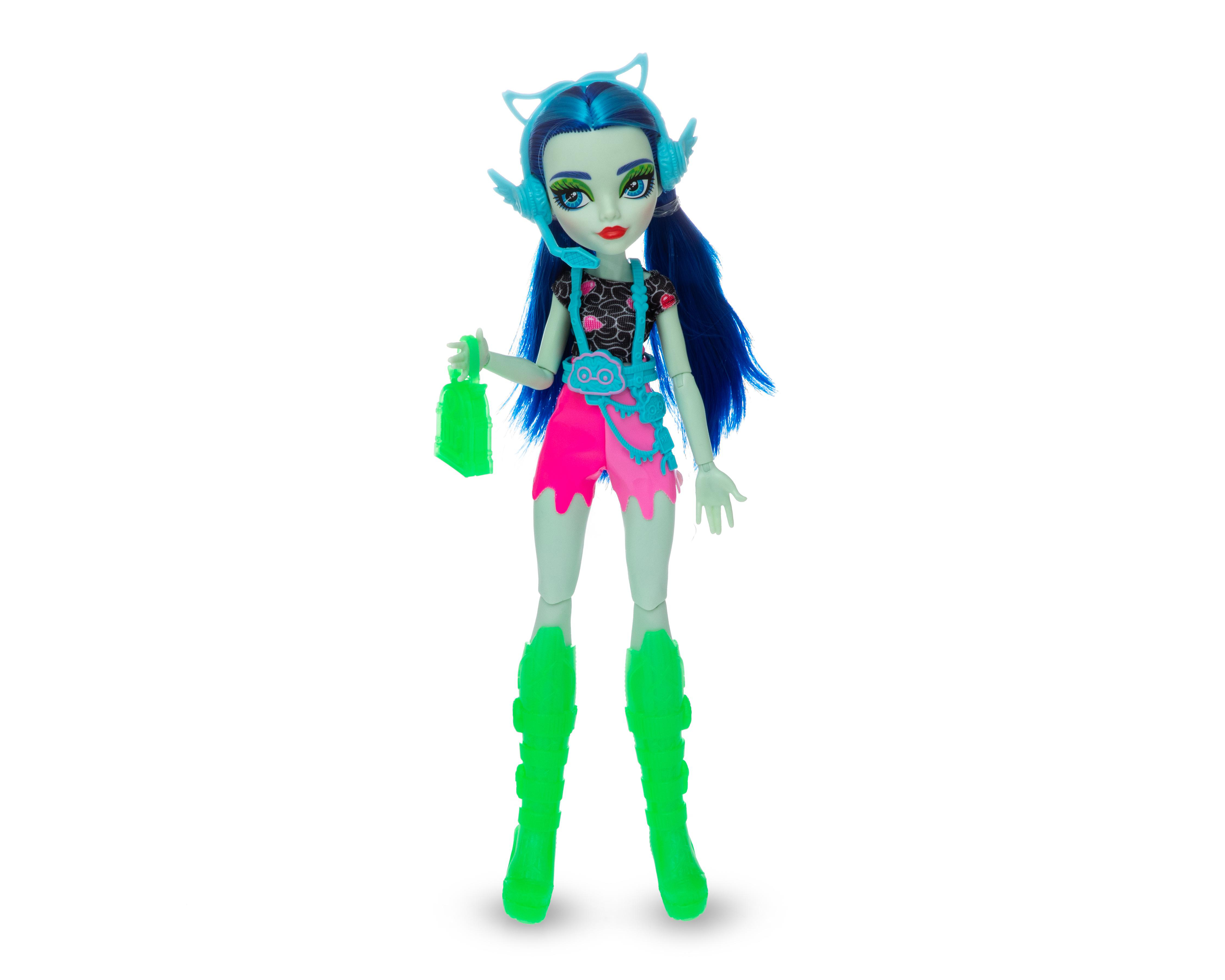 Foto 3 pulgar | Muñeca Monster High Secret Sustos Neón